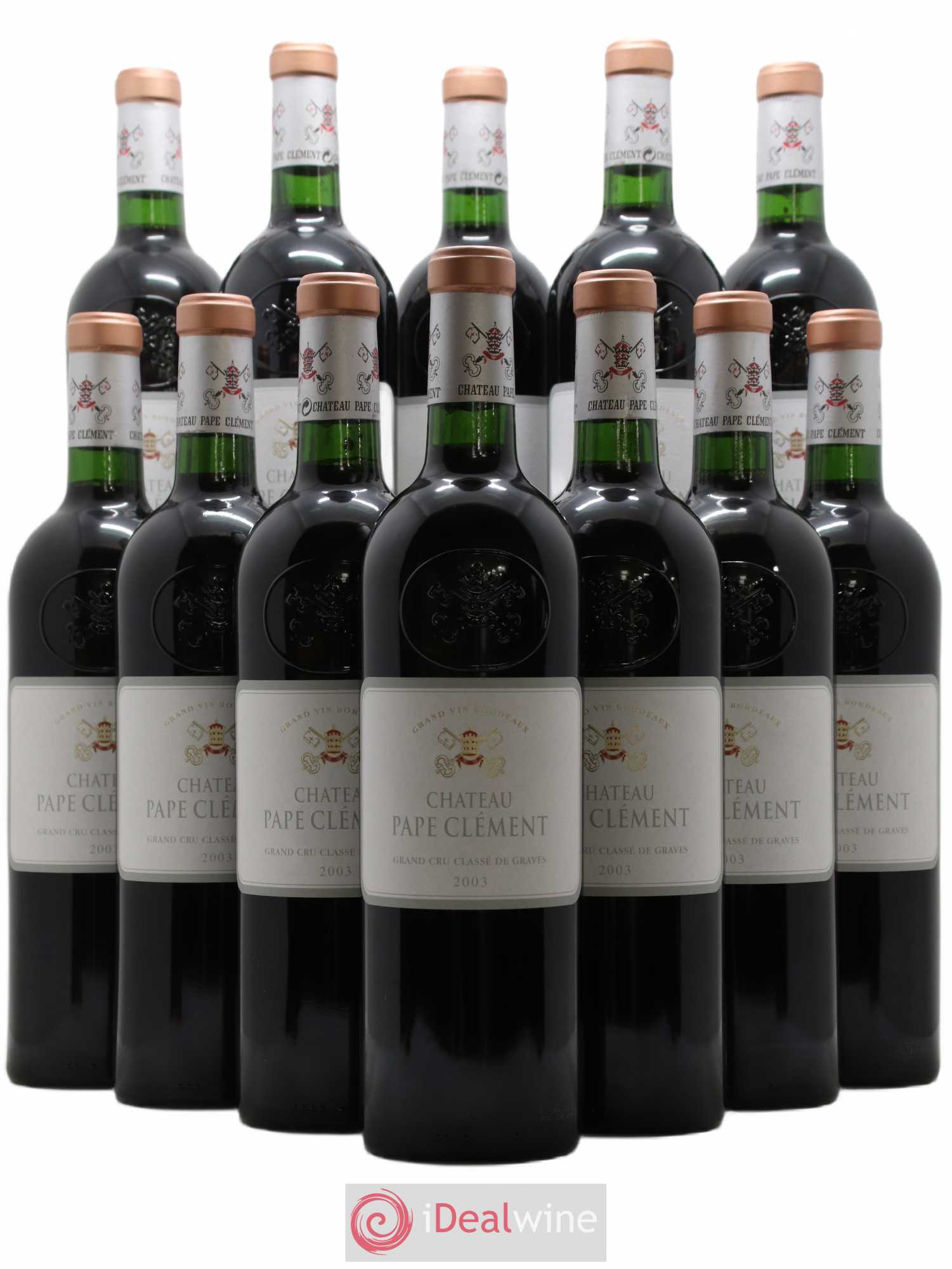 Château Pape Clément Cru Classé de Graves 2003 - Lot de 12 bouteilles - 0
