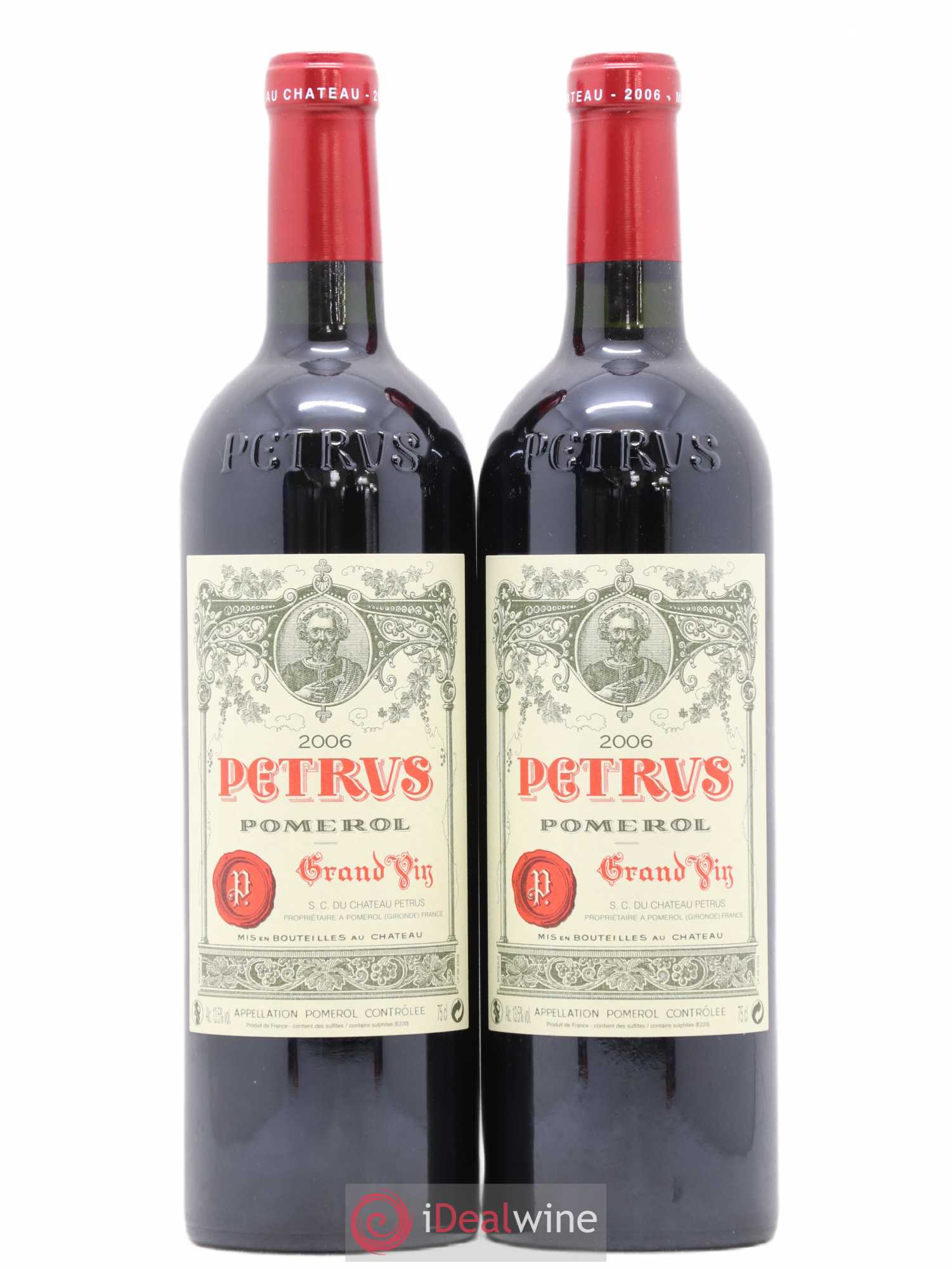 Petrus 2006 - Lot de 2 bouteilles - 0