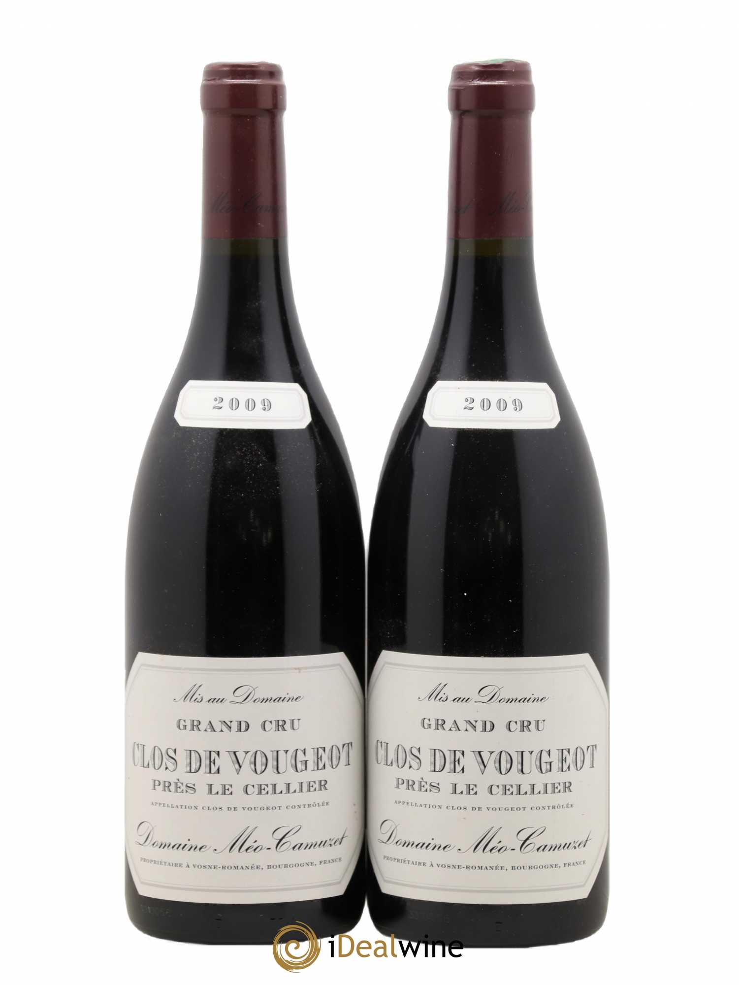 Clos de Vougeot Grand Cru Près le Cellier Méo-Camuzet (Domaine) 2009 - Lot de 2 bouteilles - 0
