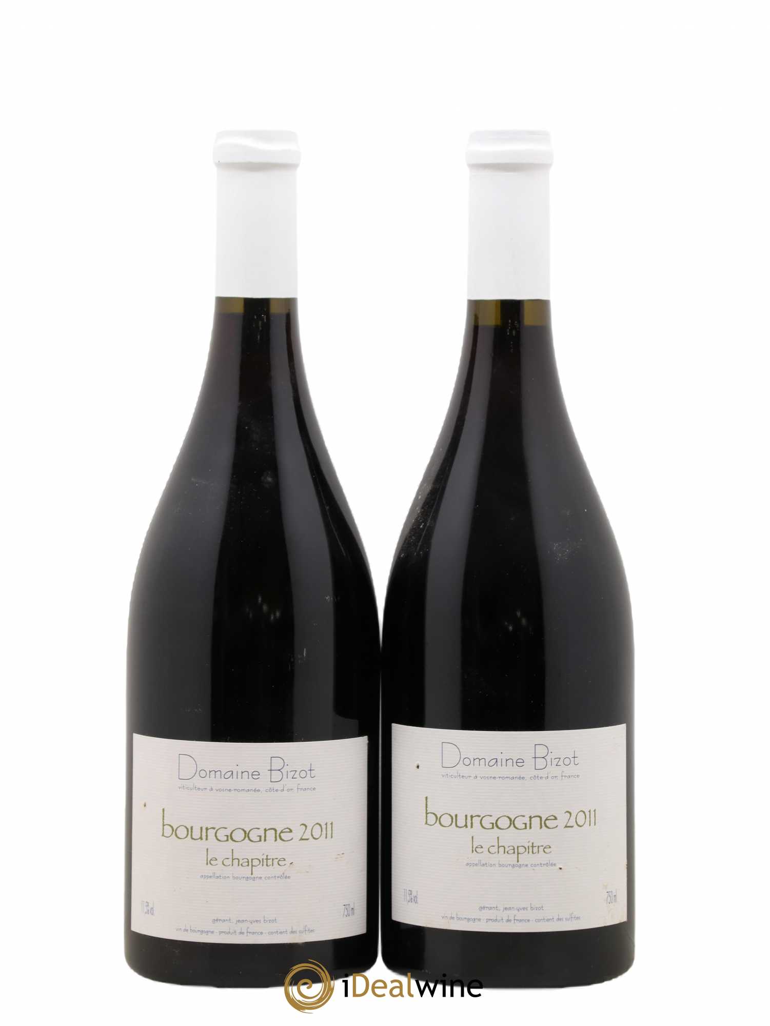 Bourgogne Le Chapitre Bizot (Domaine) 2011 - Lot de 2 bouteilles - 0