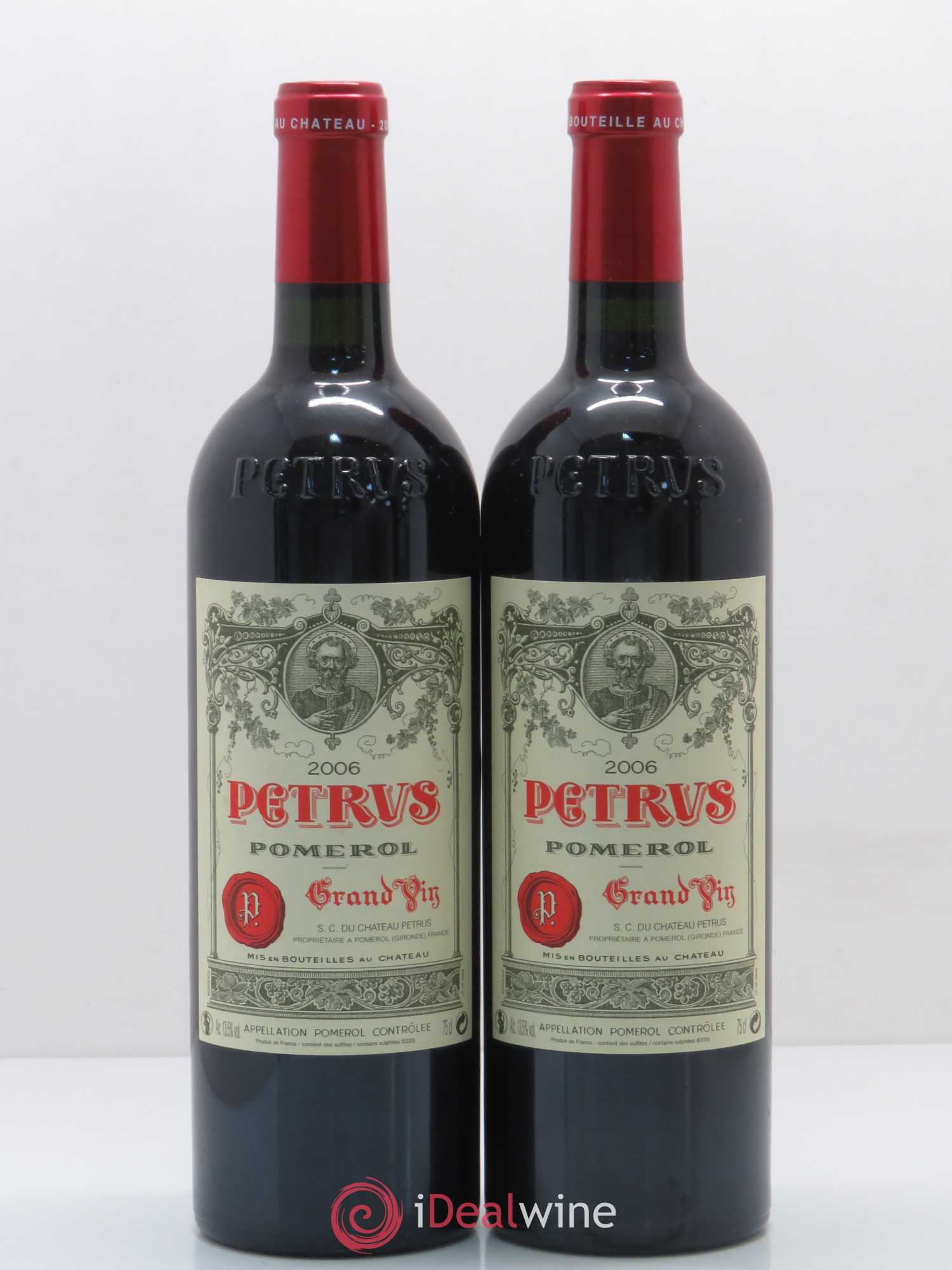 Petrus 2006 - Lot de 2 bouteilles - 0