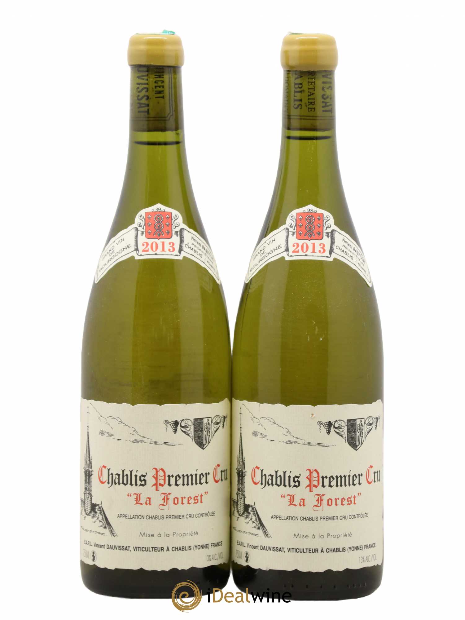 Chablis 1er Cru La Forest Vincent Dauvissat (Domaine) 2013 - Lot de 2 bouteilles - 0