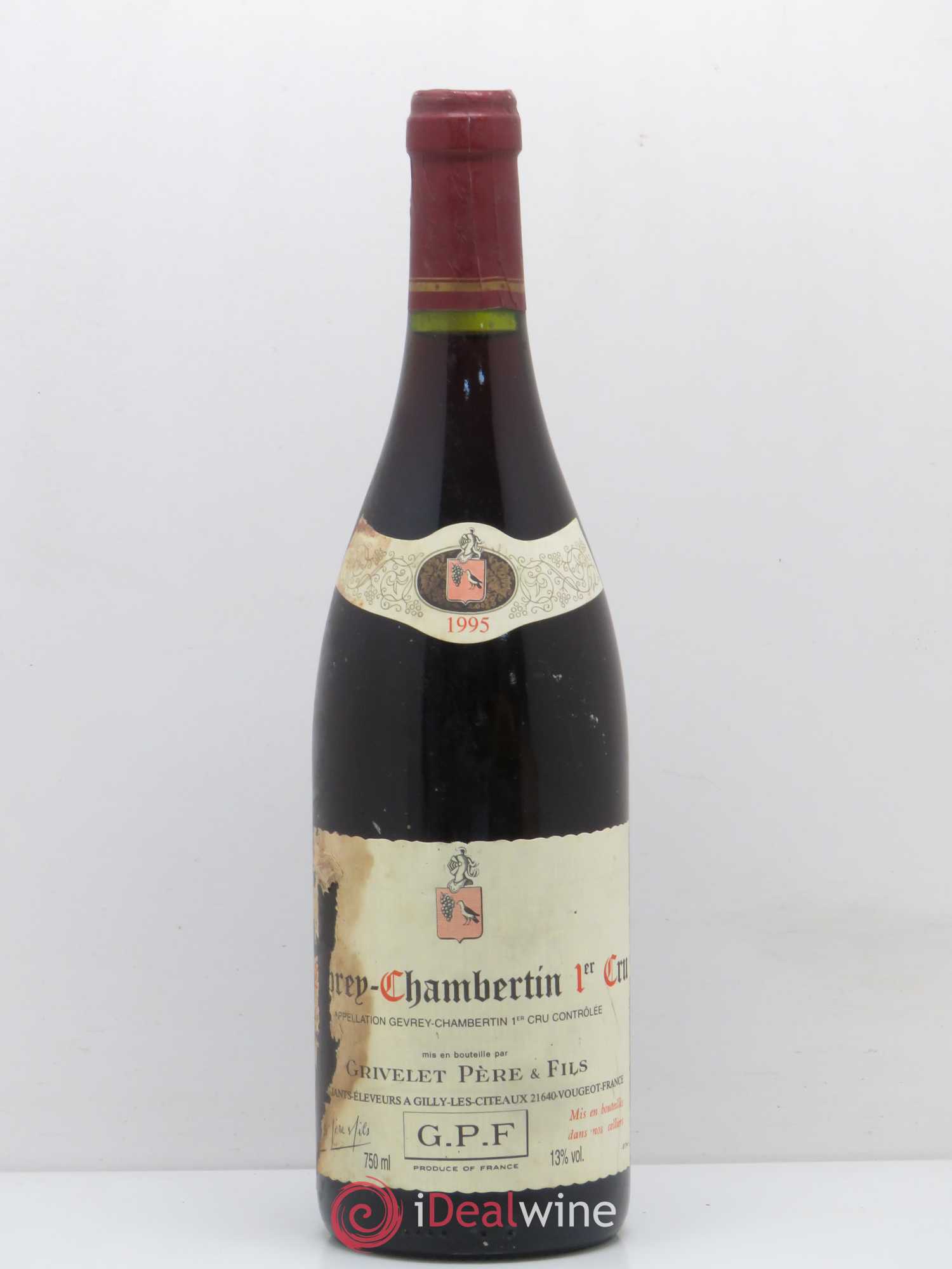 Gevrey-Chambertin 1er Cru Grivelet 1995 - Lot de 1 bouteille - 0