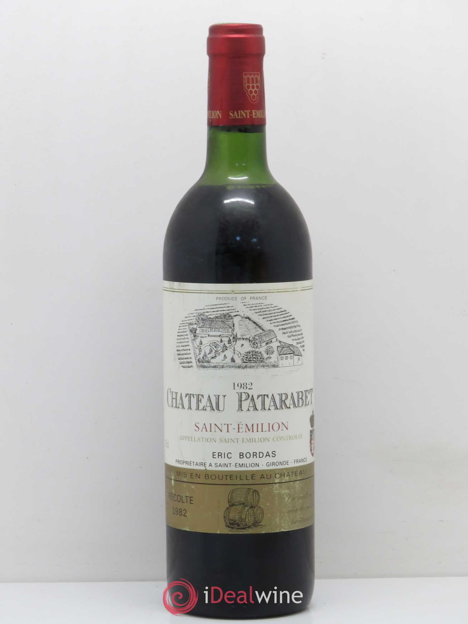 Saint-Émilion Château Patarabet 1982 - Posten von 1 Flasche - 0