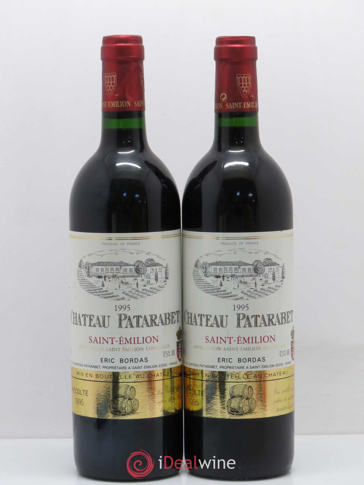 Saint-Émilion Château Patarabet 1995 - Posten von 5 Flaschen - 2