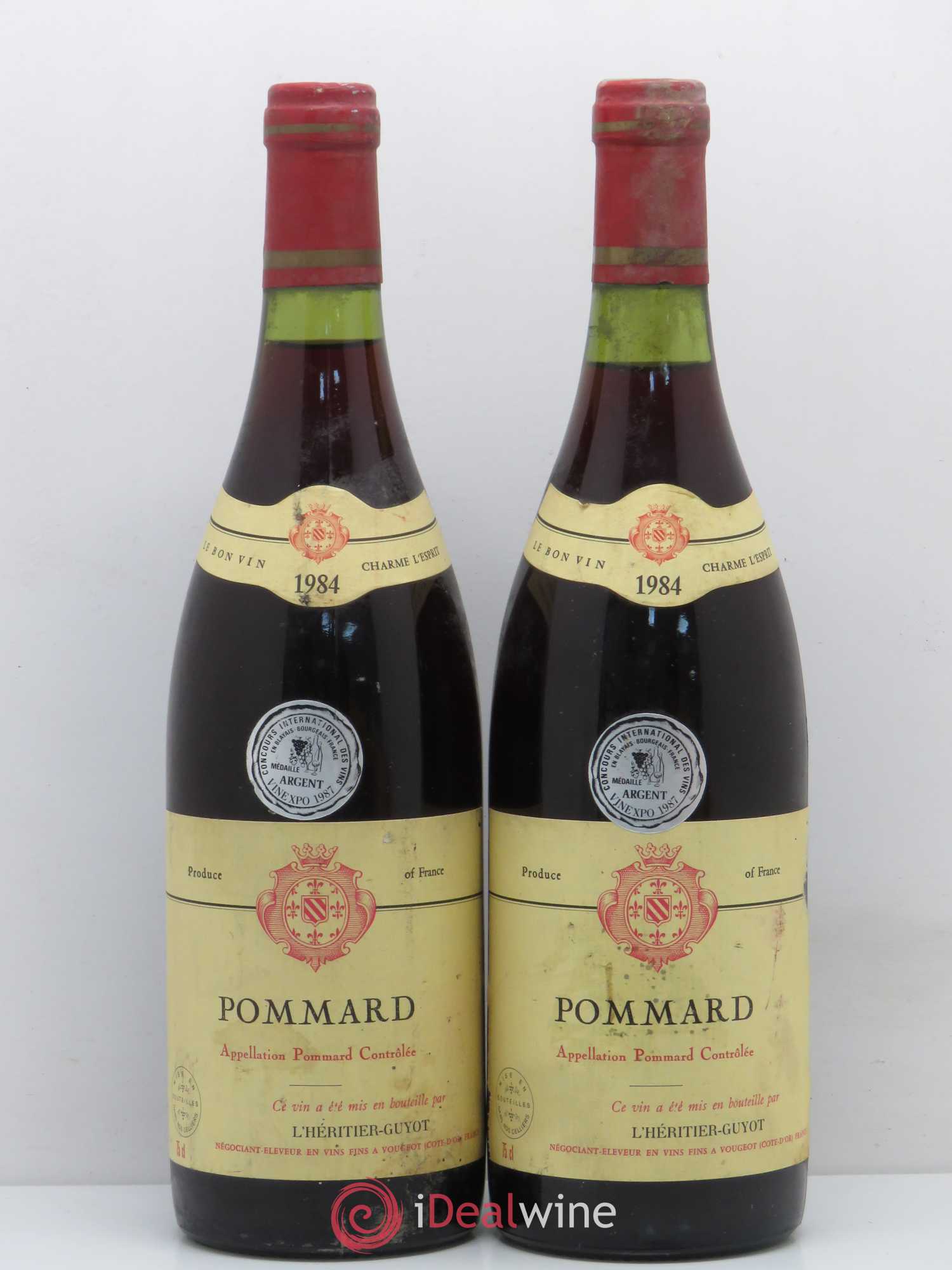 Pommard Héritier Guyot 1984 - Posten von 2 Flaschen - 0