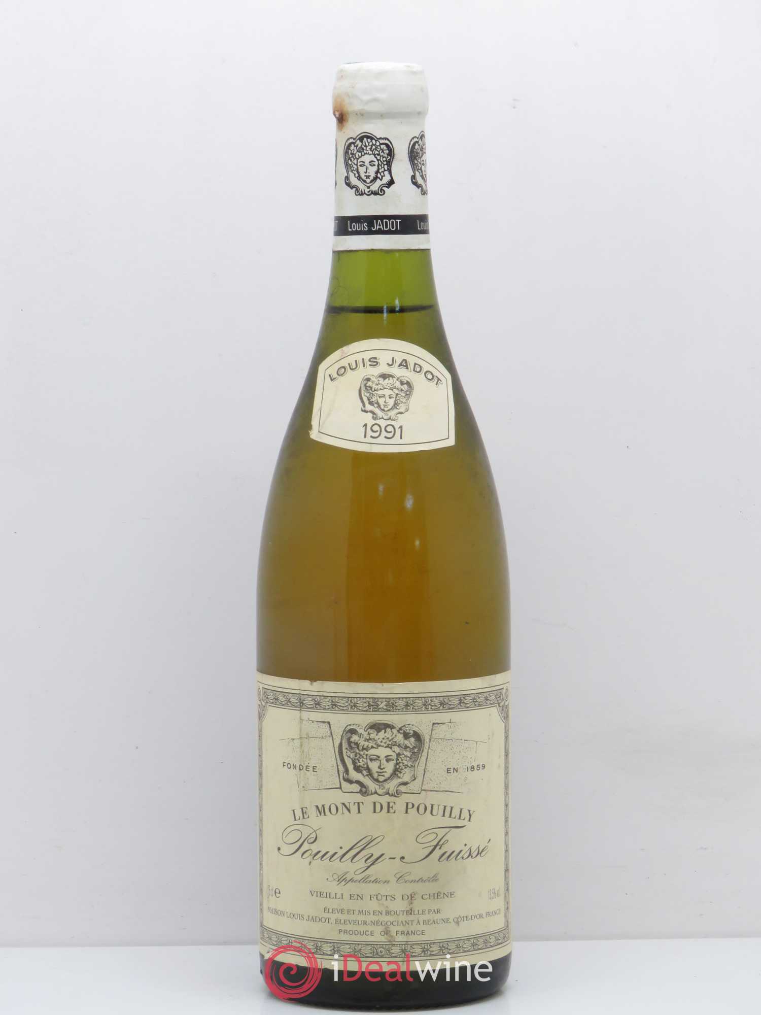 Pouilly-Fuissé Le Mont Louis Jadot 1991 - Posten von 1 Flasche - 0
