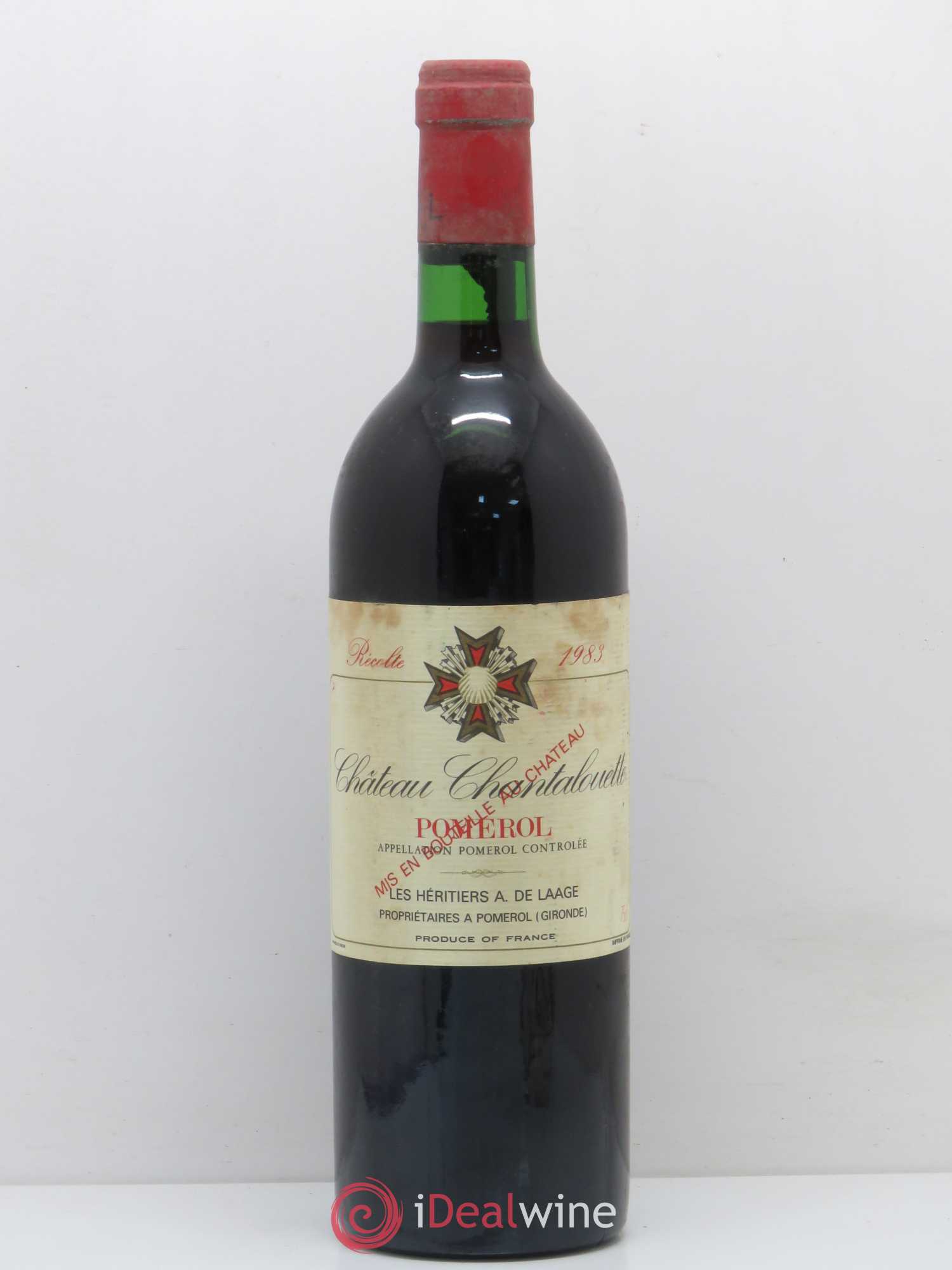 Bordeaux Pomerol Château Chantalouette 1983 - Posten von 1 Flasche - 0