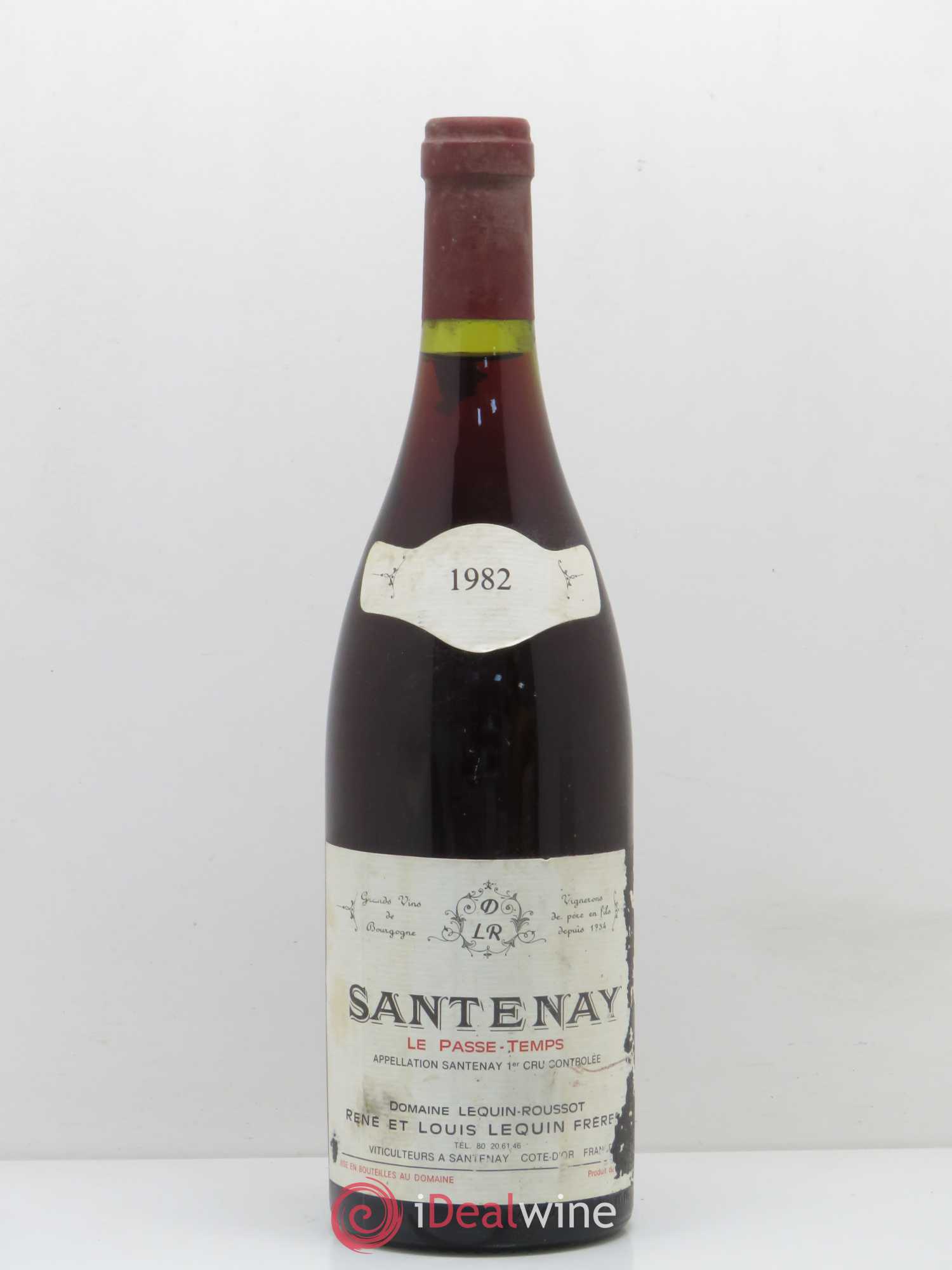 Santenay 1er cru Le Passe Temps Lequin 1982 - Posten von 1 Flasche - 0