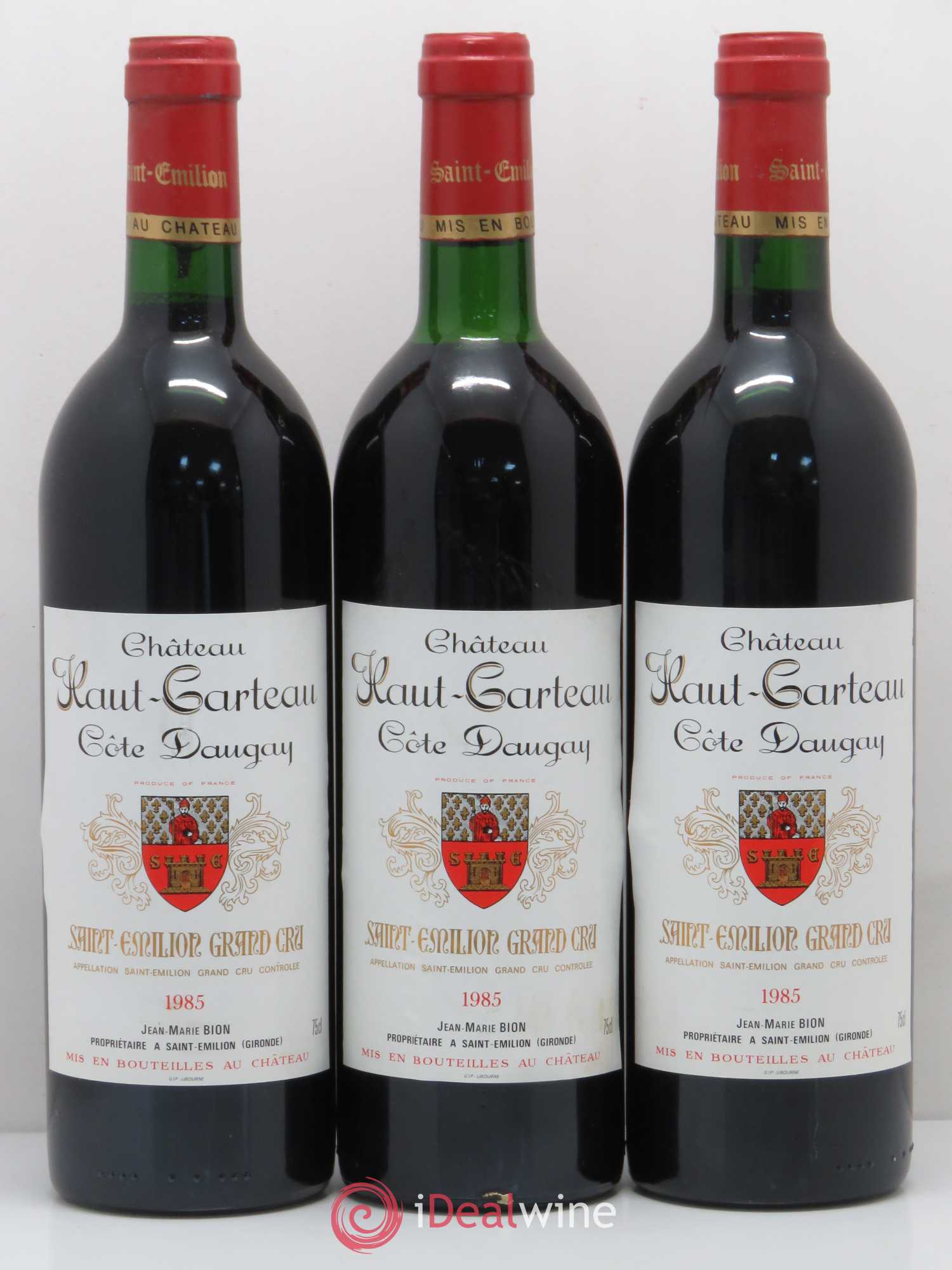 Bordeaux Château Haut Carteau 1985 - Posten von 3 Flaschen - 0