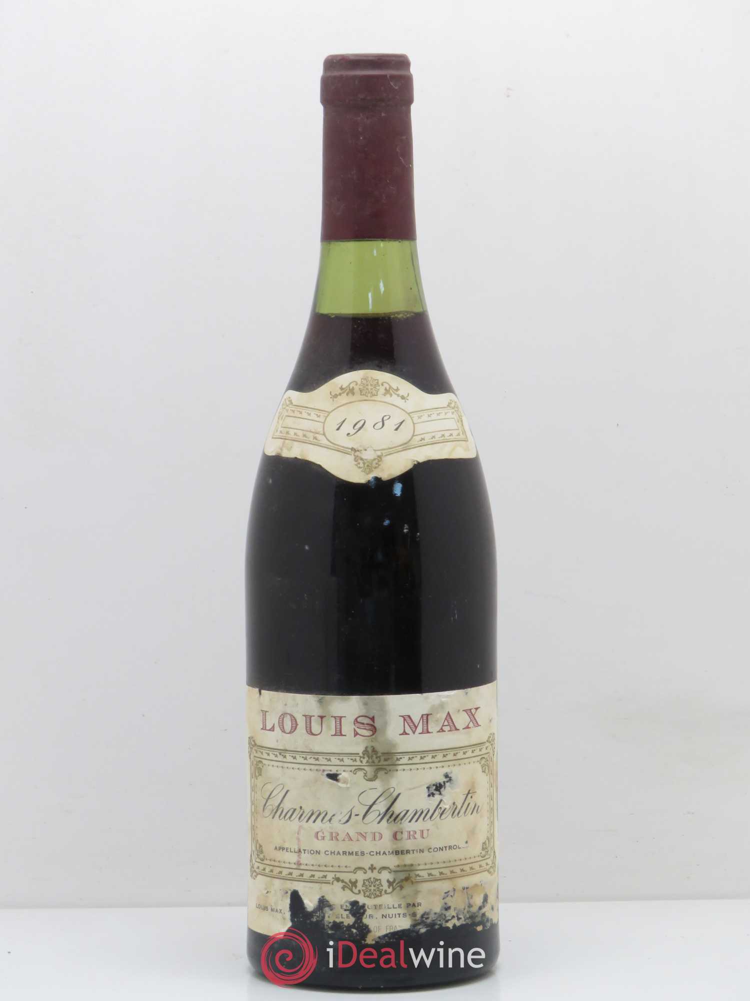 Charmes-Chambertin Grand Cru Charmes Louis Max 1981 - Posten von 1 Flasche - 0