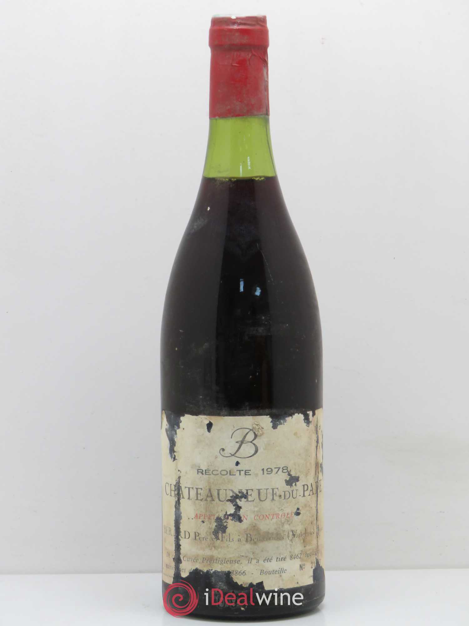 Châteauneuf-du-Pape Berard 1978 - Lot de 1 bouteille - 0