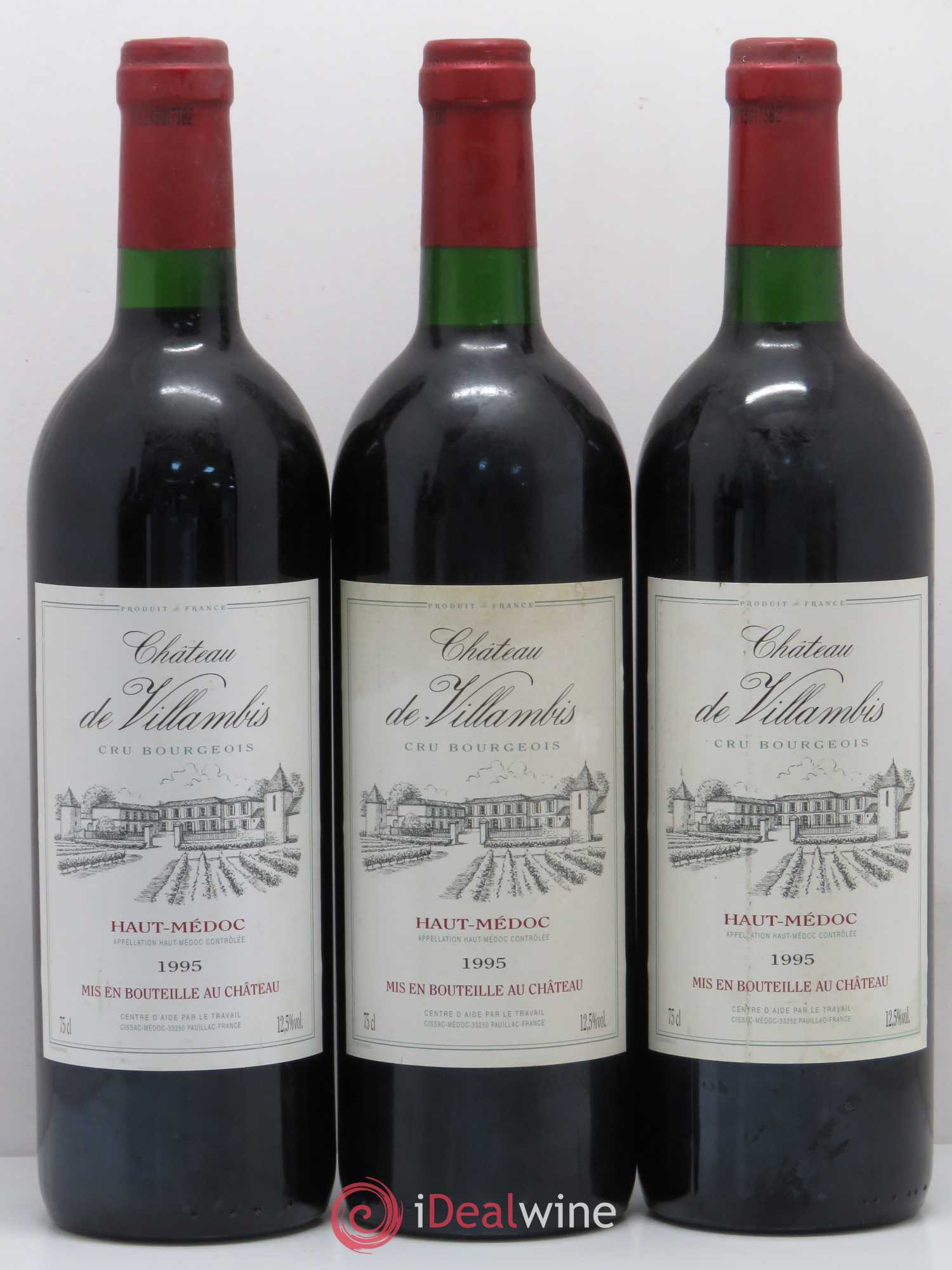 Bordeaux Haut Médoc Château de Villambis 1995 - Posten von 6 Flaschen - 2
