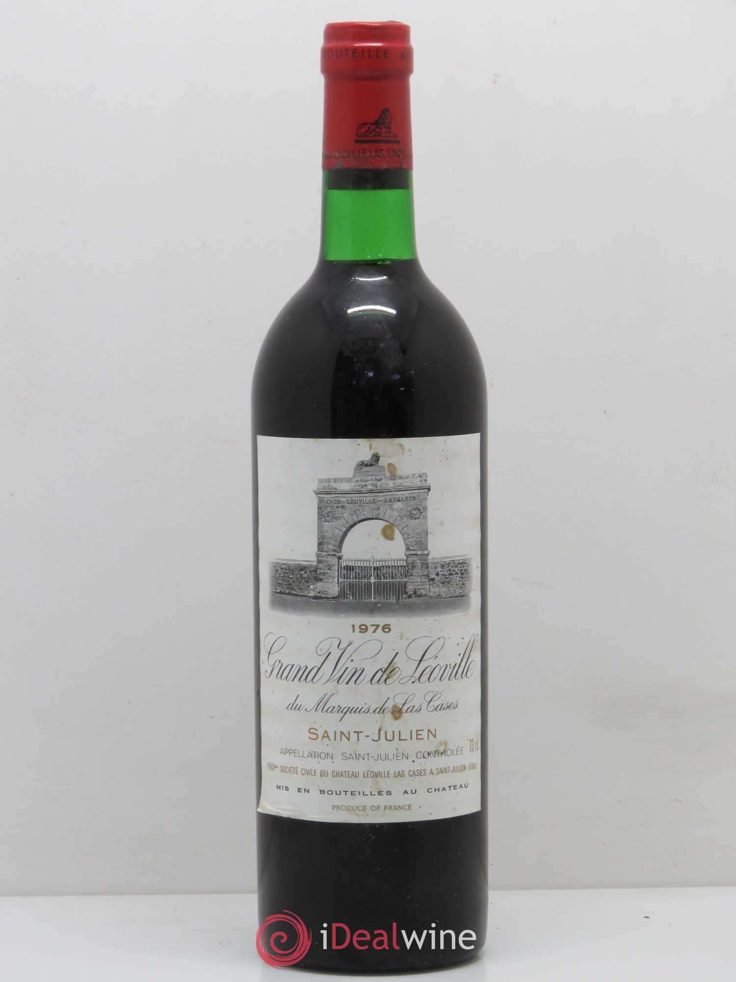 Château Léoville Las Cases 2ème Grand Cru Classé 1976 - Lot de 1 bouteille - 0