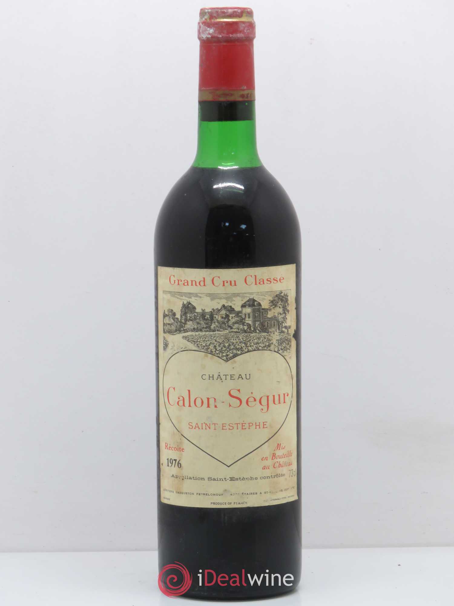 Château Calon Ségur 3ème Grand Cru Classé 1976 - Lot de 1 bouteille - 0