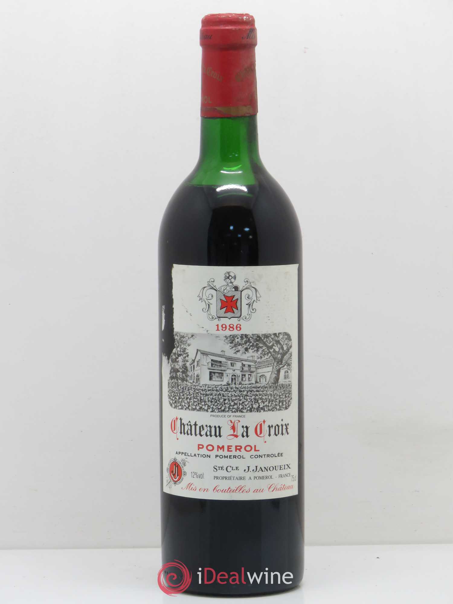 Château la Croix 1986 - Lot de 1 bouteille - 0