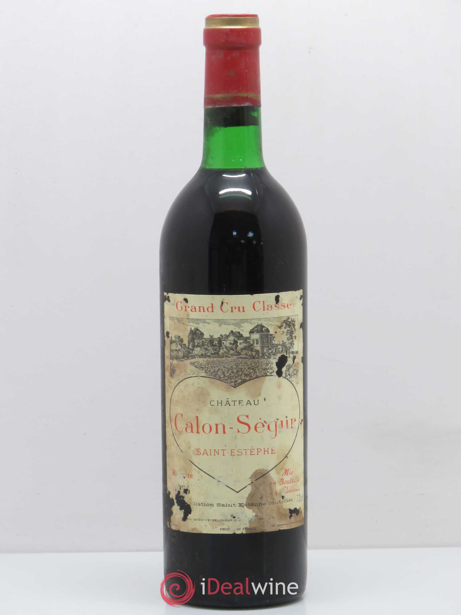 Château Calon Ségur 3ème Grand Cru Classé 1976 - Lot de 1 bouteille - 0