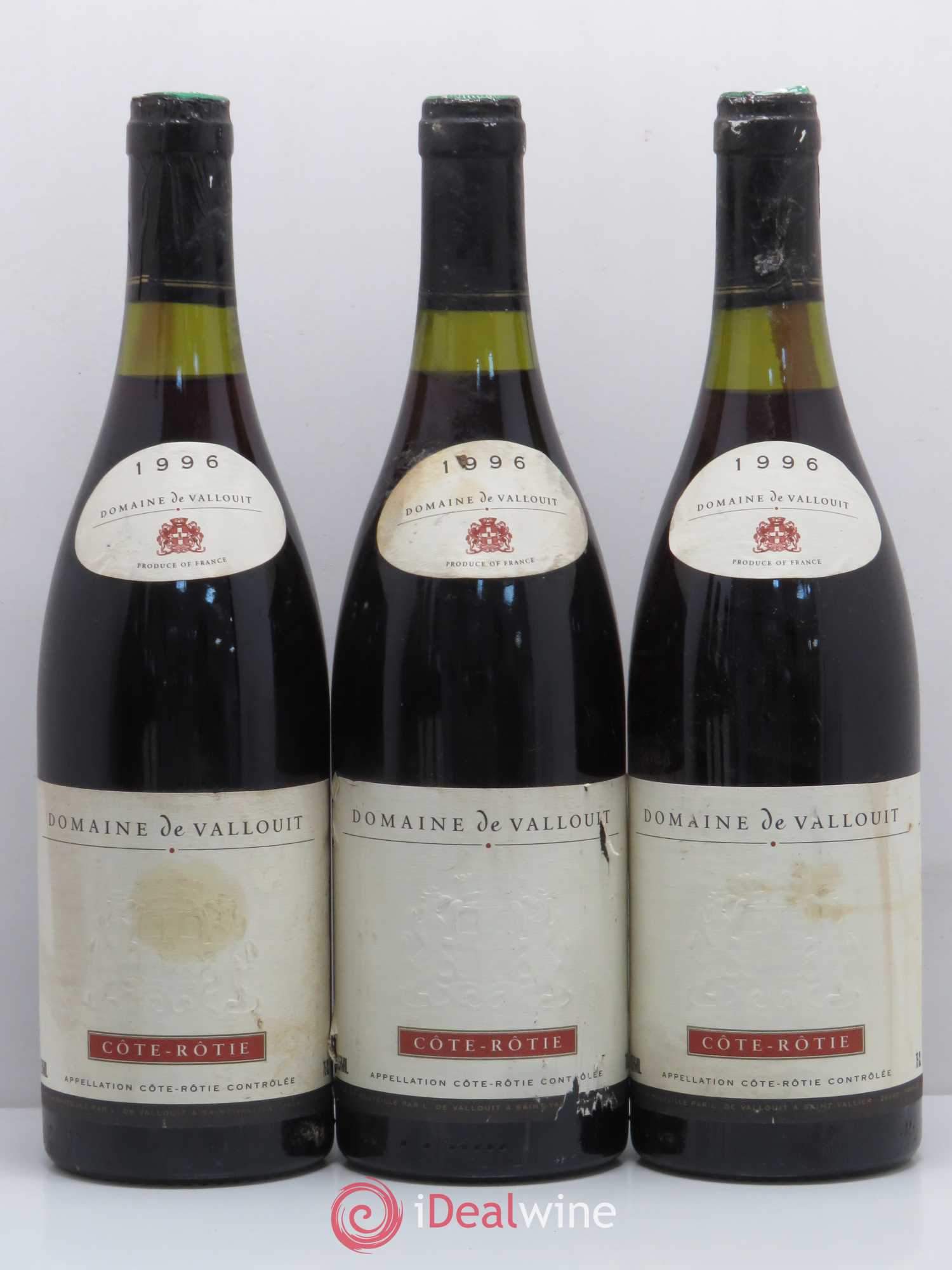 Côte-Rôtie Domaine De Vallouit 1996 - Lot de 6 bouteilles - 1
