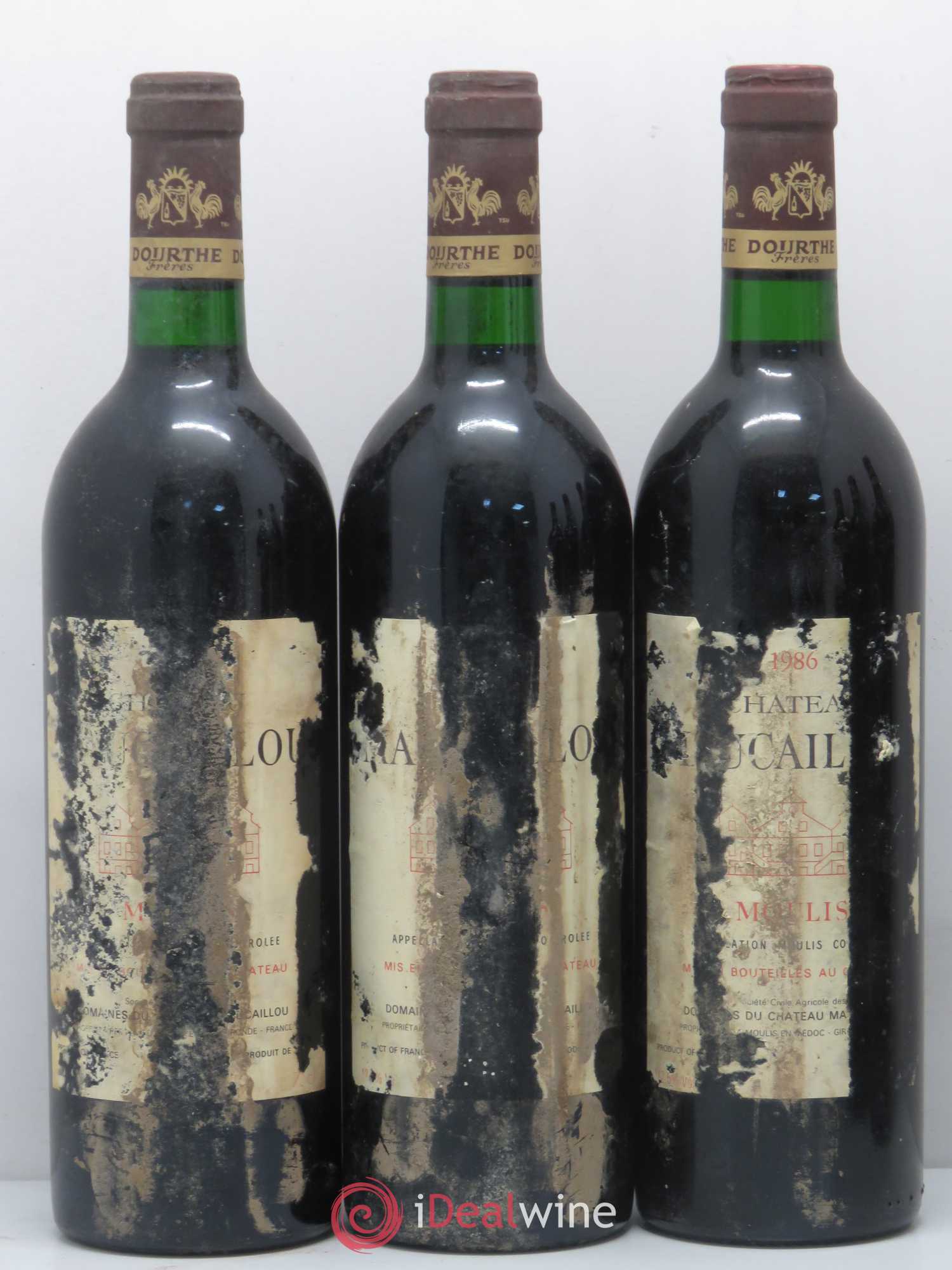 Château Maucaillou 1986 - Lot de 6 bouteilles - 1