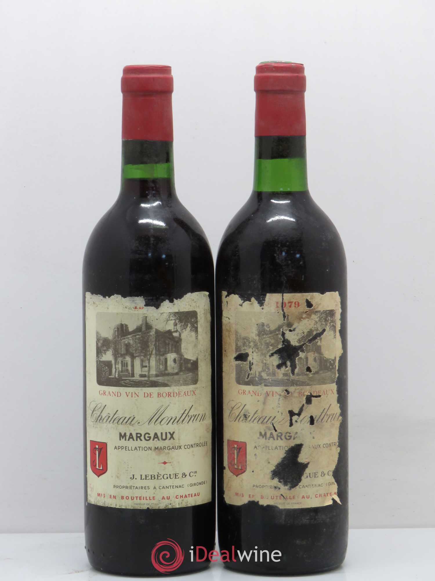 Bordeaux Margaux Château Montbrun 1979 - Posten von 2 Flaschen - 0