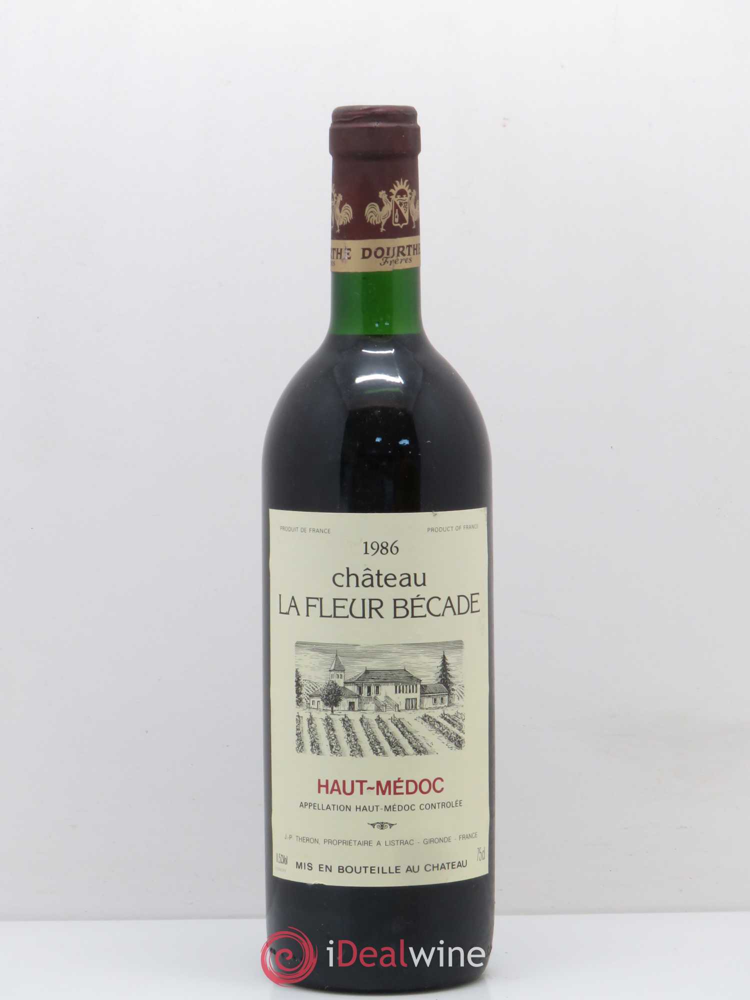 Bordeaux Haut Medoc La Fleur Becade (sans prix de réserve) 1986 - Posten von 1 Flasche - 0