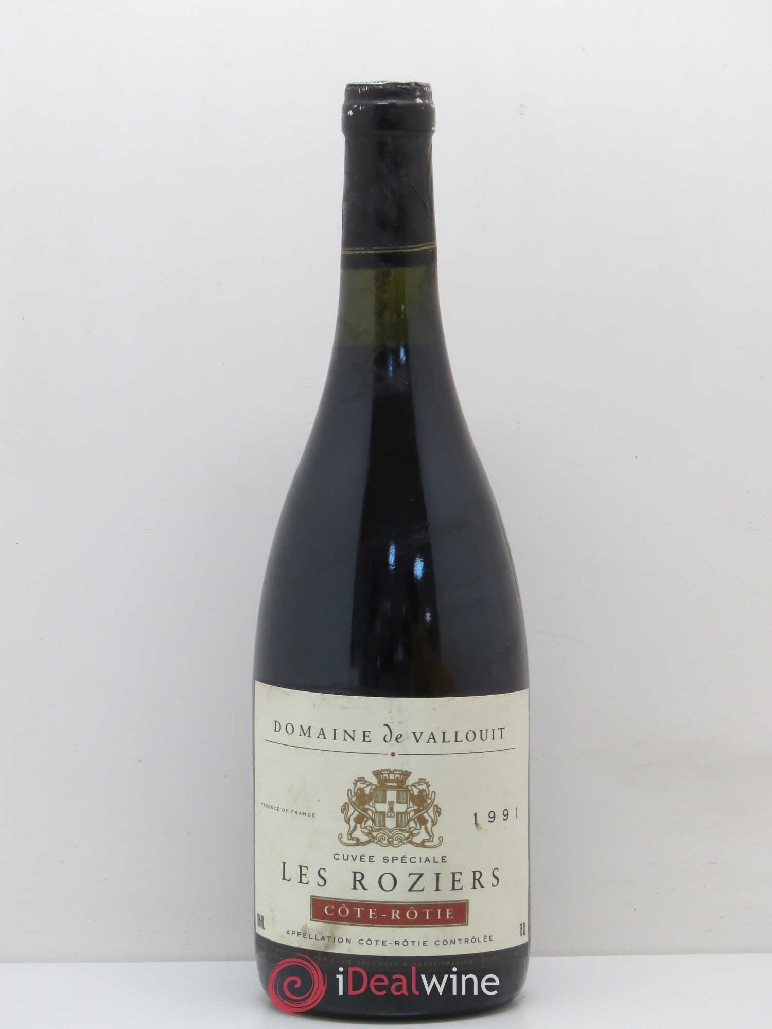 Côte-Rôtie Les Roziers Domaine De Vallouit 1991 - Posten von 1 Flasche - 0