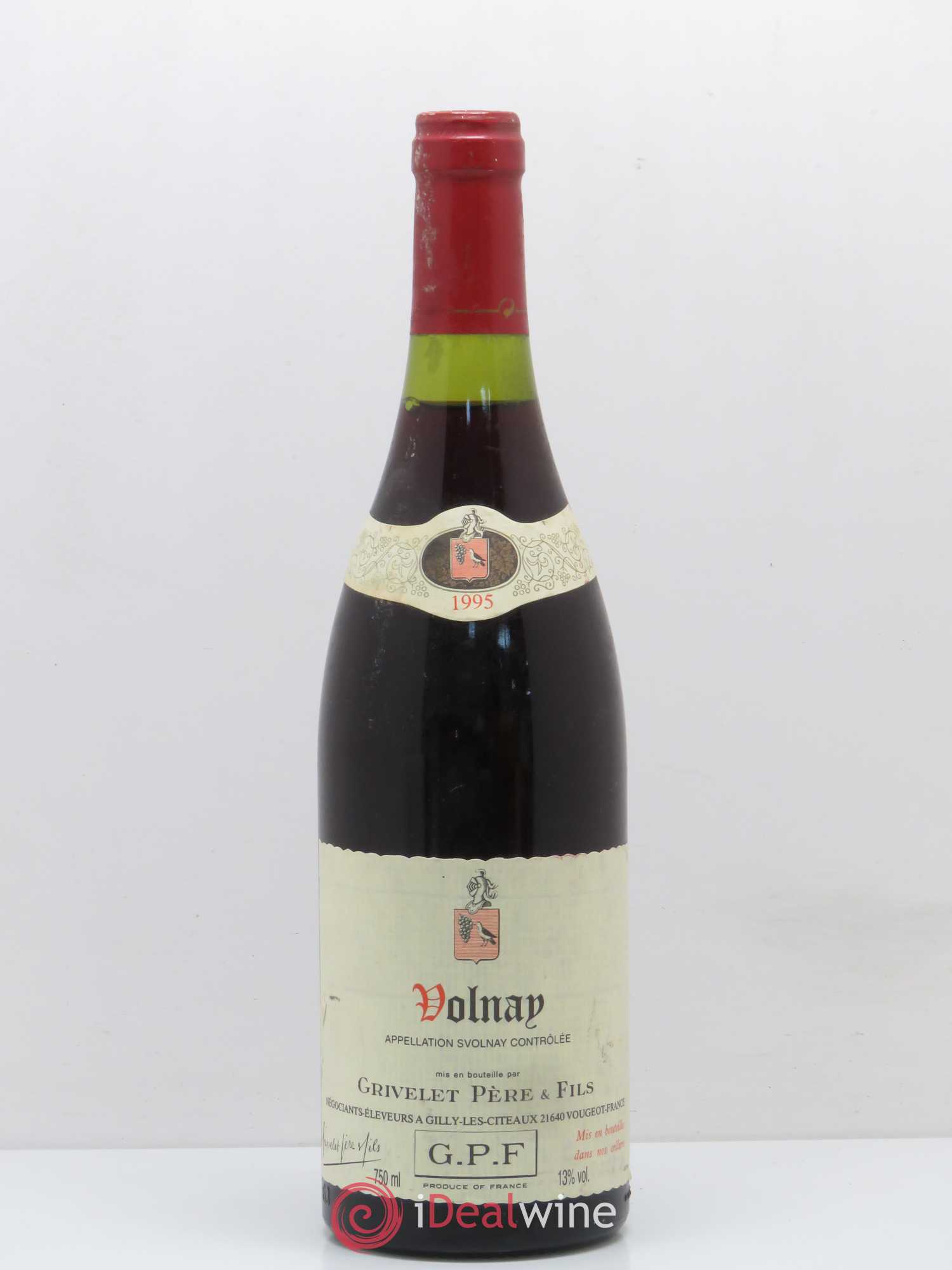 Volnay Domaine Grivelet 1995 - Posten von 1 Flasche - 0