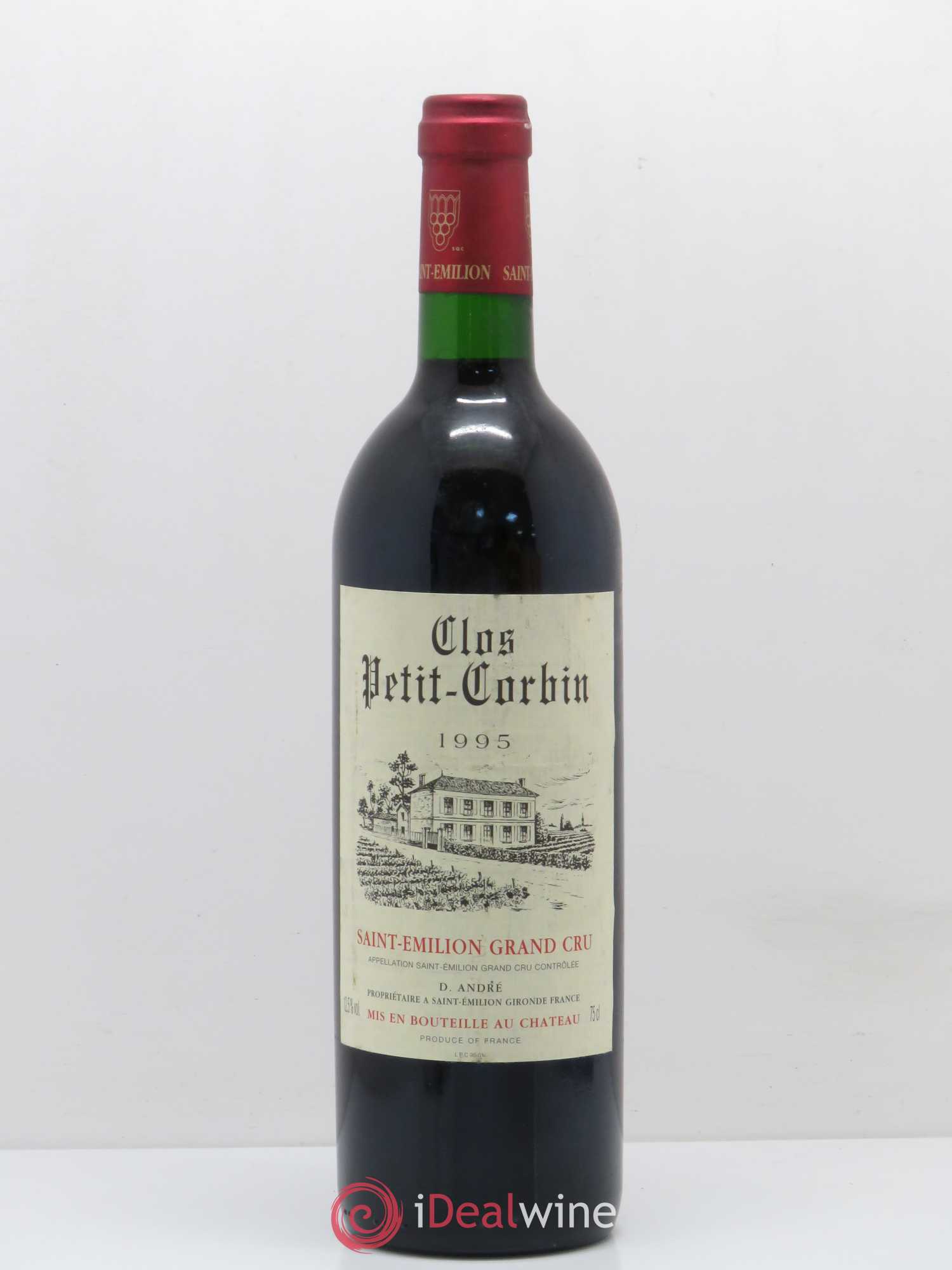 Saint-Émilion Grand Cru Clos Petit Corbin 1995 - Posten von 1 Flasche - 0