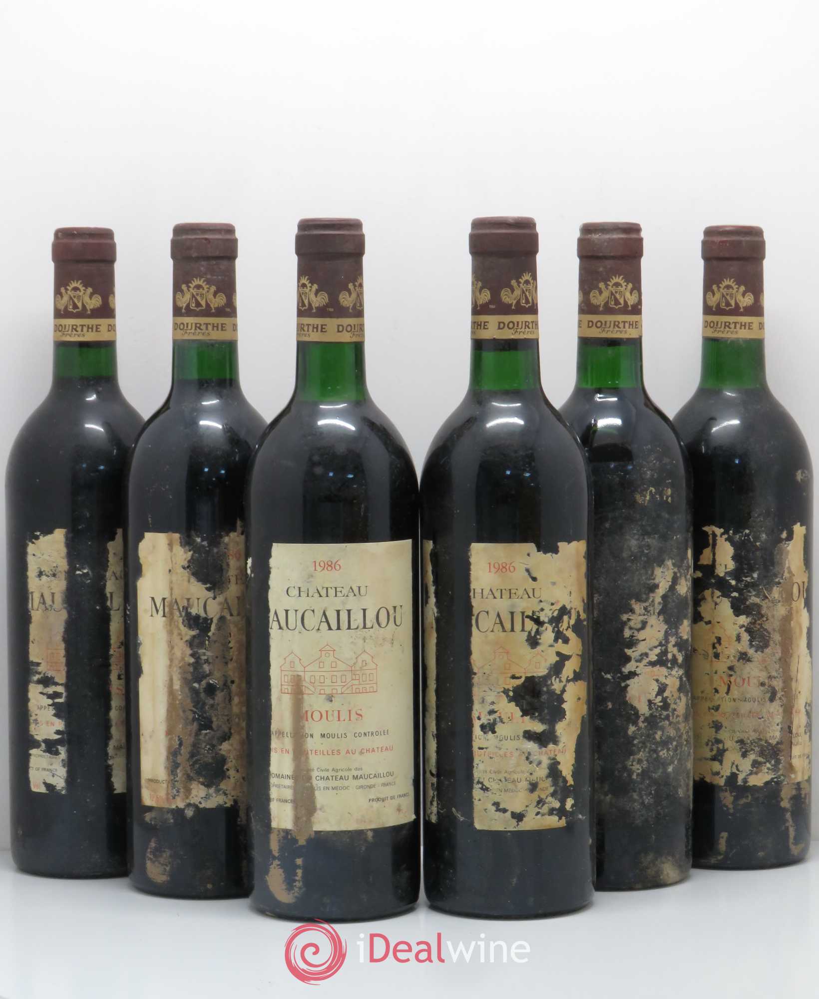 Château Maucaillou 1986 - Lot de 6 bouteilles - 0