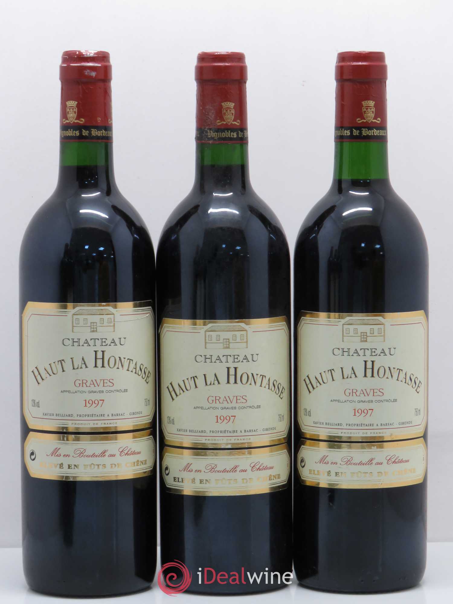 Bordeaux Graves Château Haut la Hontasse 1997 - Lot de 6 bouteilles - 2