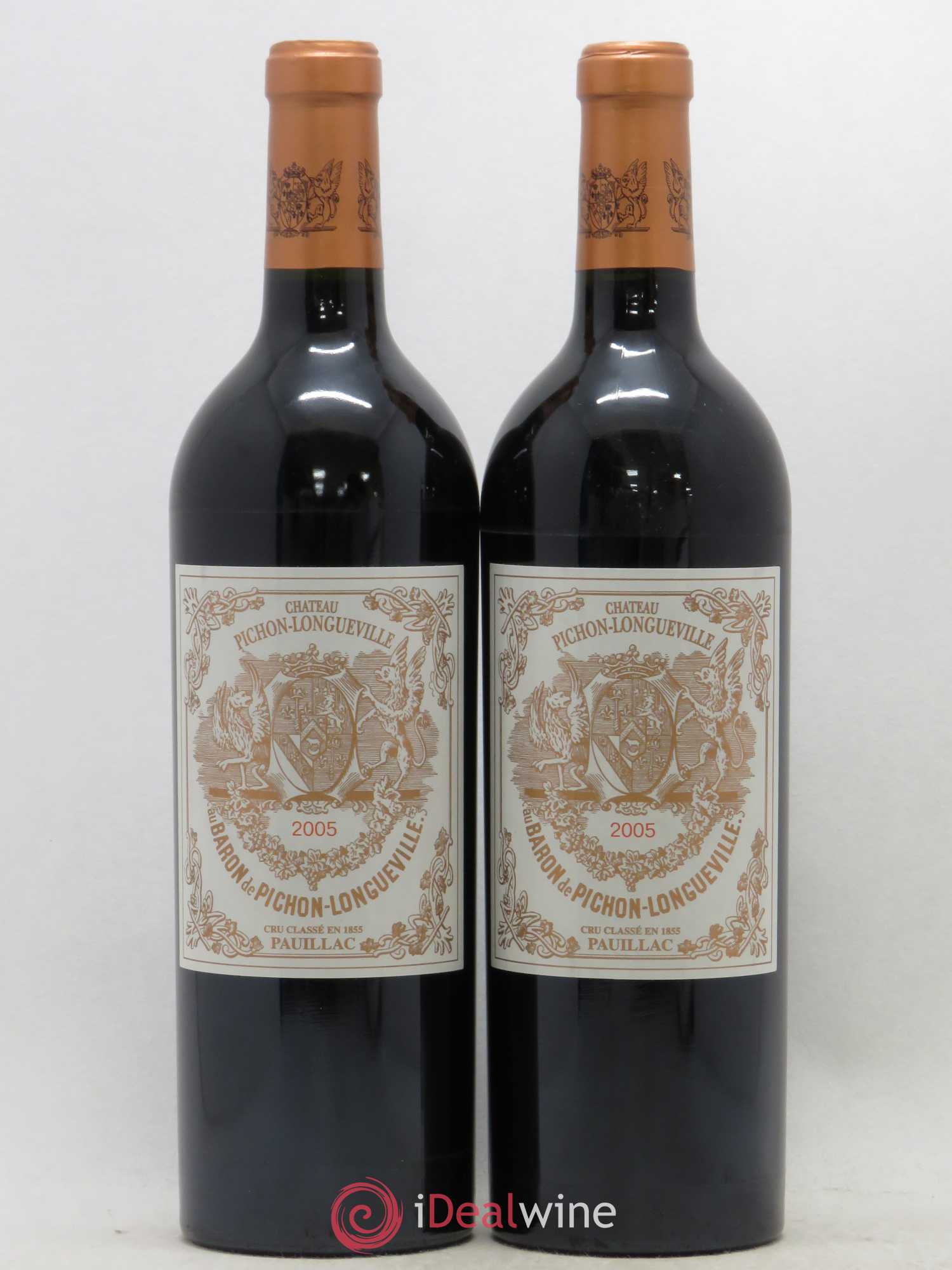 Pichon Longueville Baron 2ème Grand Cru Classé 2005 - Lot de 2 bouteilles - 0