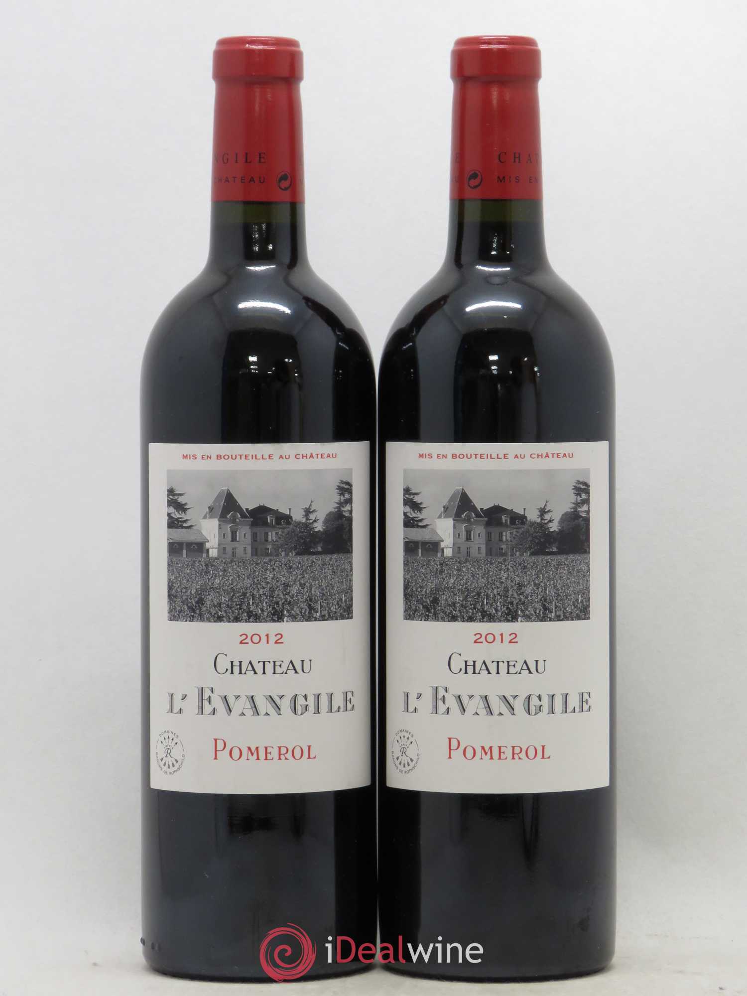 Château l' Évangile 2012 - Lot de 2 bouteilles - 0