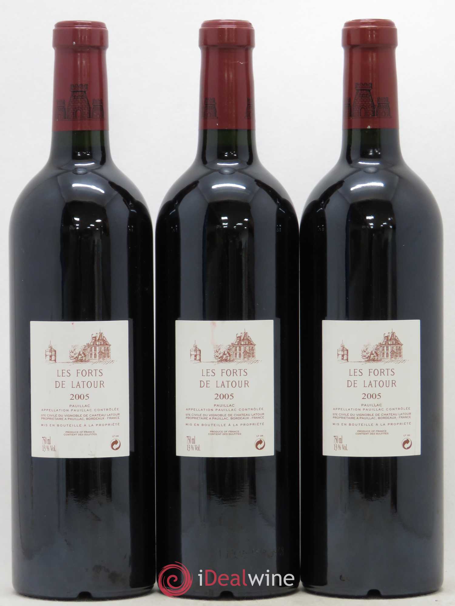 Les Forts de Latour Second Vin 2005 - Lot de 3 bouteilles - 1