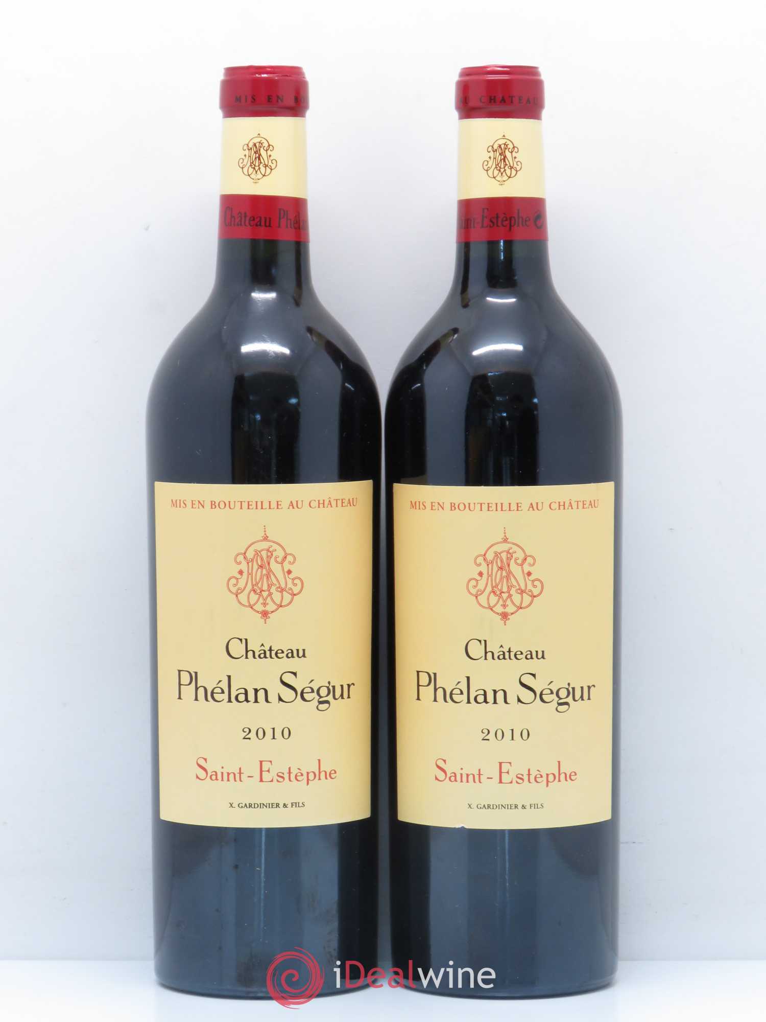 Château Phélan Ségur 2010 - Lot de 2 bouteilles - 0