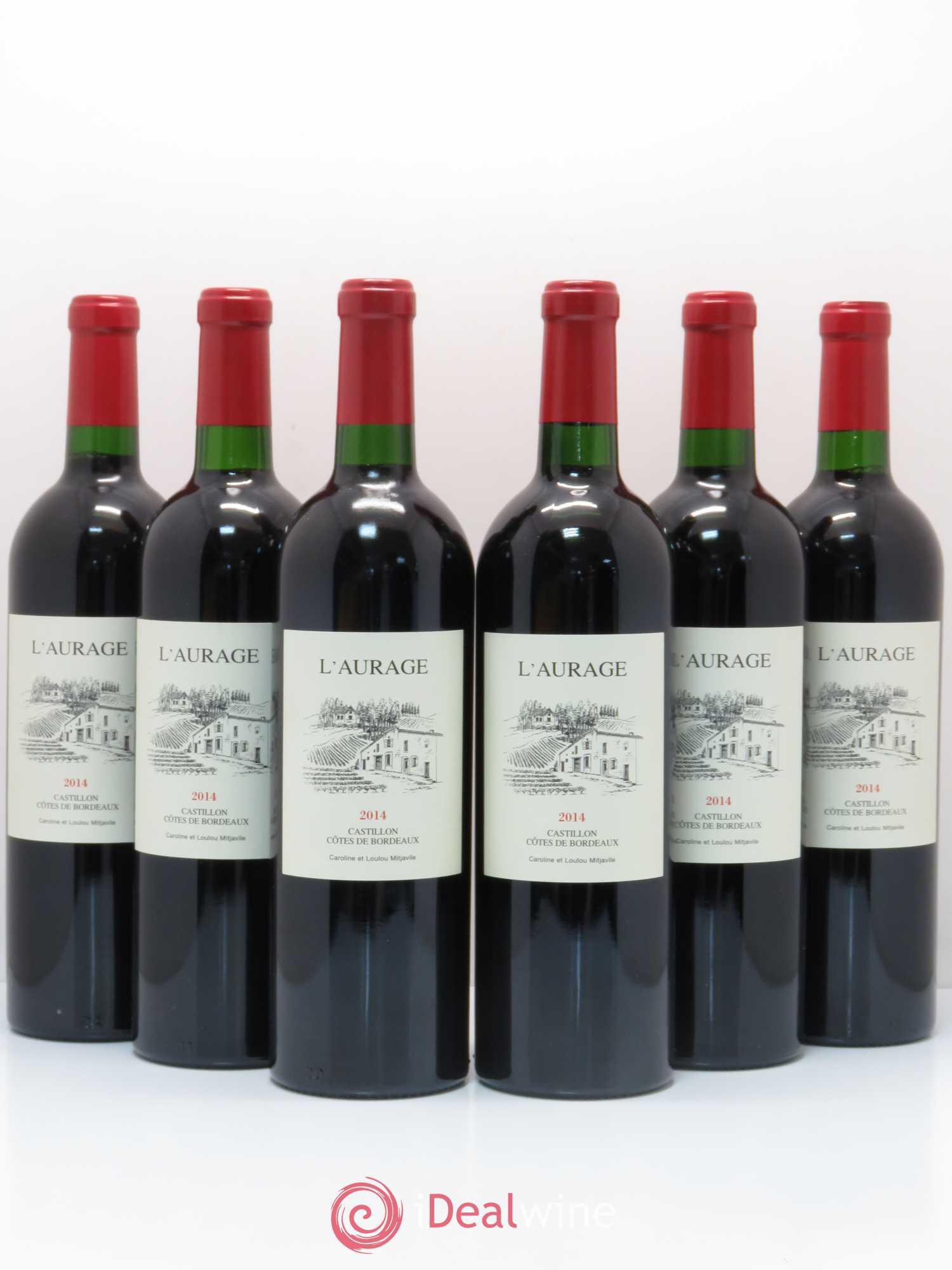L'Aurage (sans prix de réserve) 2014 - Lot de 6 bouteilles - 0