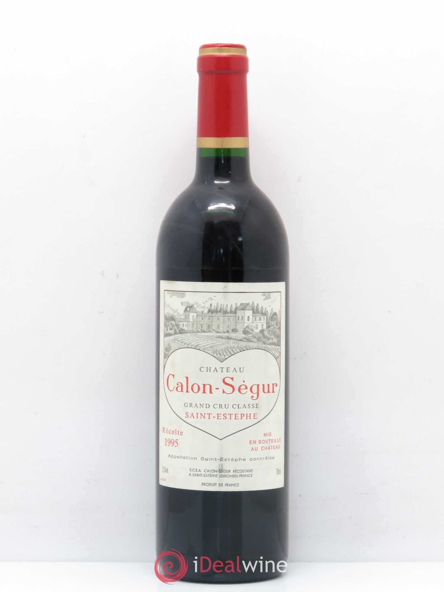 Château Calon Ségur 3ème Grand Cru Classé 1995 - Lot de 1 bouteille - 0