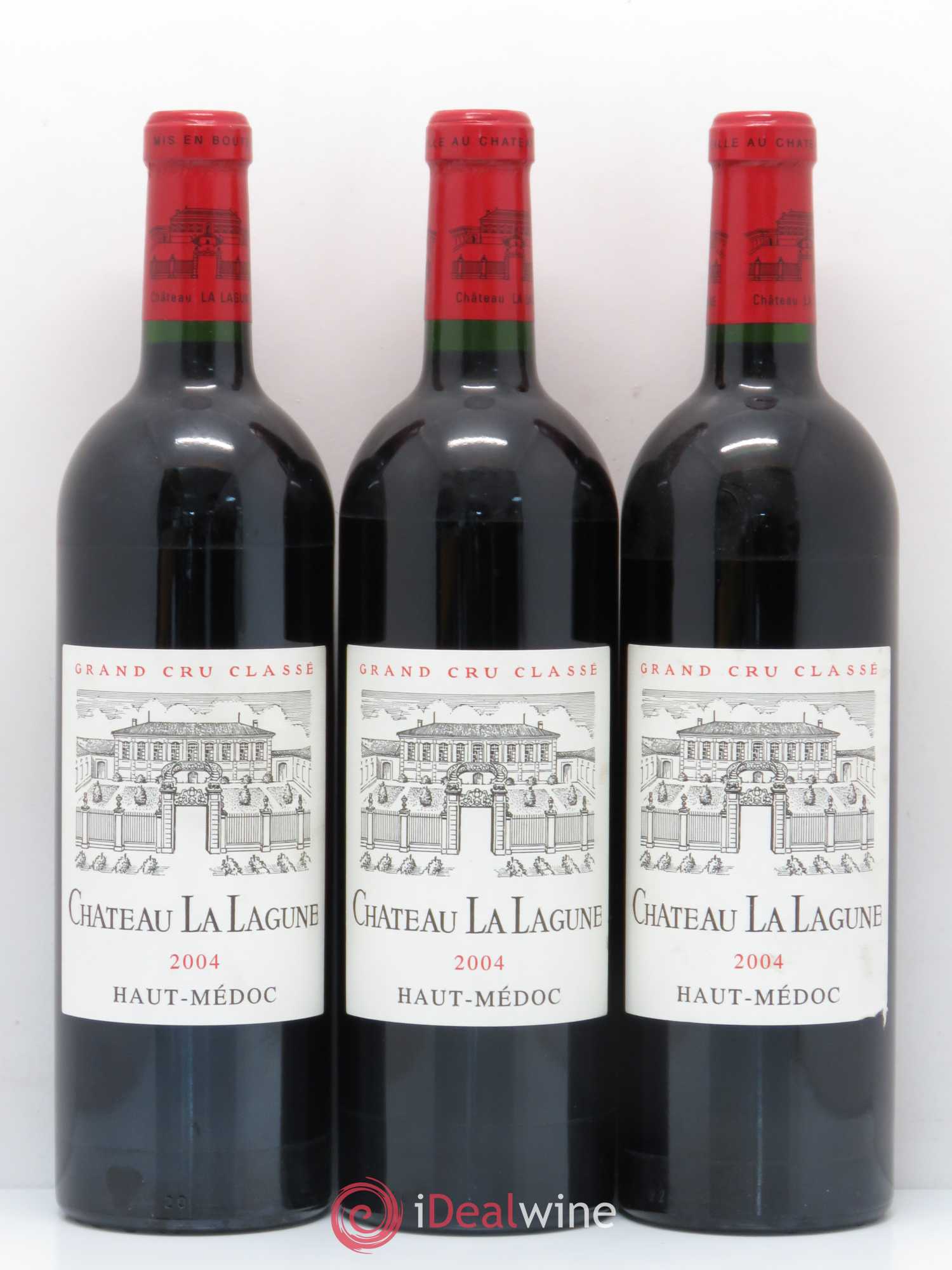 Château la Lagune 3ème Grand Cru Classé 2004 - Lot de 3 bouteilles - 0