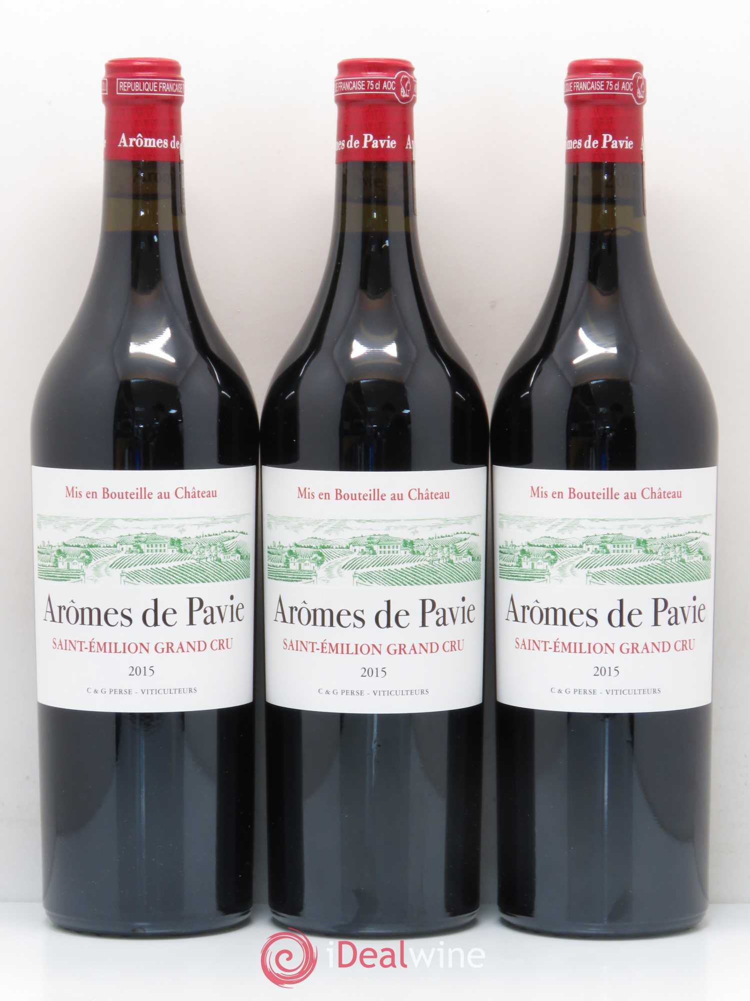 Saint-Émilion Grand Cru Arômes de Pavie (sans prix de réserve) 2015 - Posten von 6 Flaschen - 1