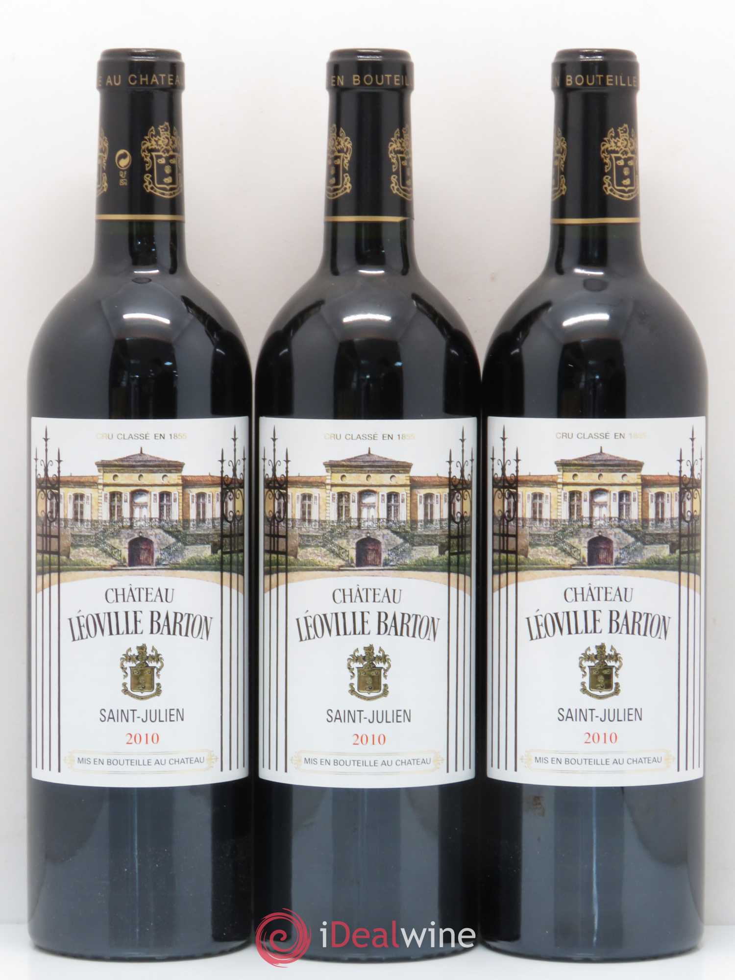 Château Léoville Barton 2ème Grand Cru Classé (sans prix de réserve) 2010 - Lot de 12 bouteilles - 4