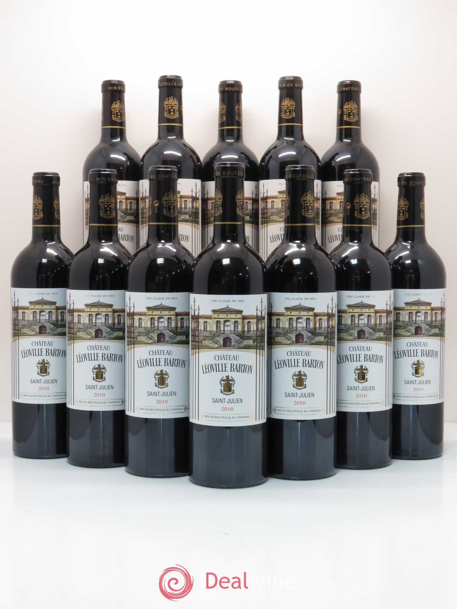 Château Léoville Barton 2ème Grand Cru Classé (sans prix de réserve) 2010 - Lot de 12 bouteilles - 0