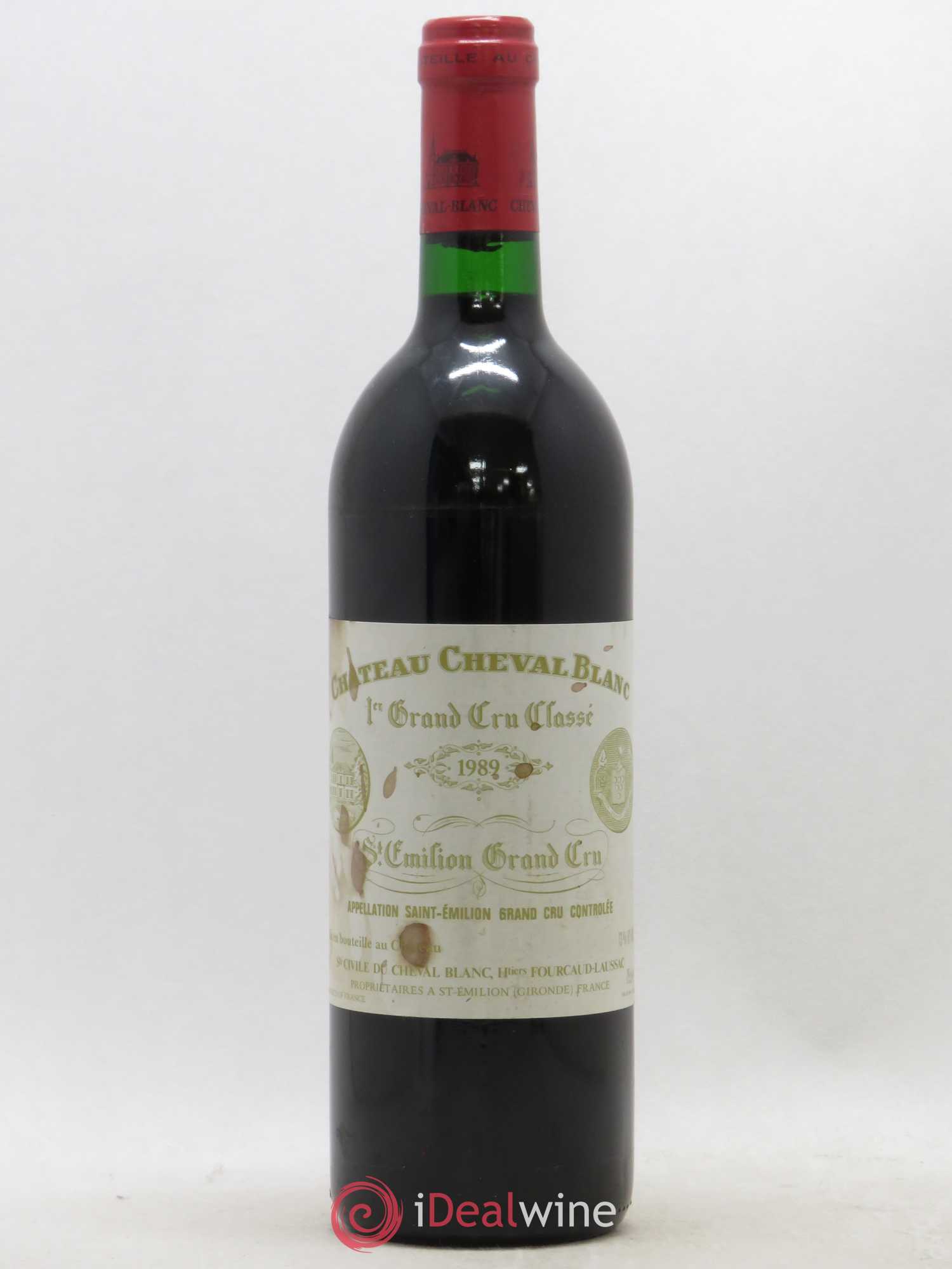 Château Cheval Blanc 1er Grand Cru Classé A 1989 - Lot de 1 bouteille - 0
