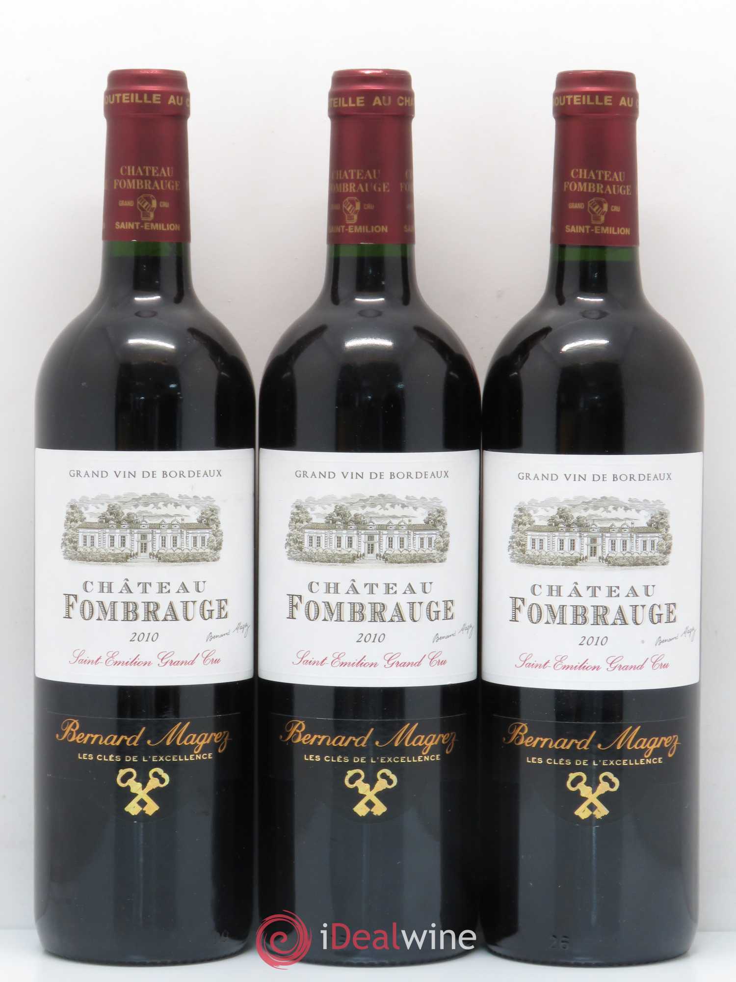 Château Fombrauge Grand Cru Classé 2010 - Lot de 3 bouteilles - 0