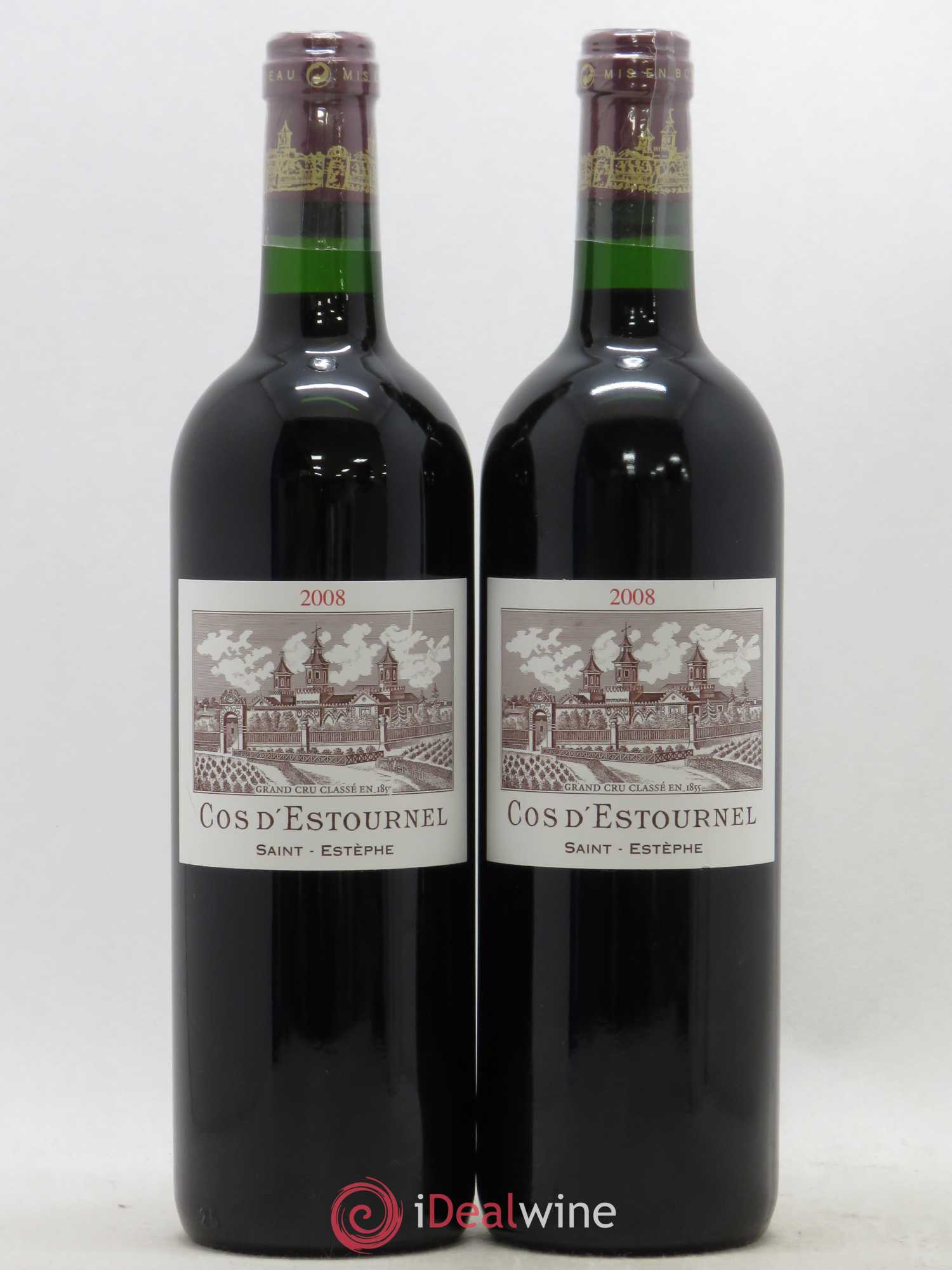 Cos d'Estournel 2ème Grand Cru Classé 2008 - Lot de 2 bouteilles - 0