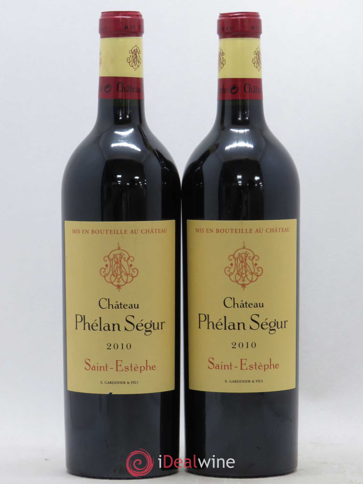Château Phélan Ségur 2010 - Lot de 2 bouteilles - 0