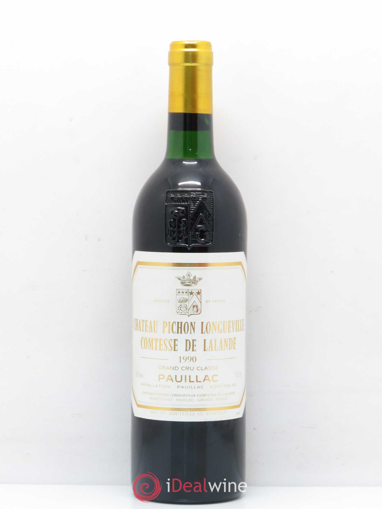 Château Pichon Longueville Comtesse de Lalande 2ème Grand Cru Classé 1990 - Lot de 1 bouteille - 0