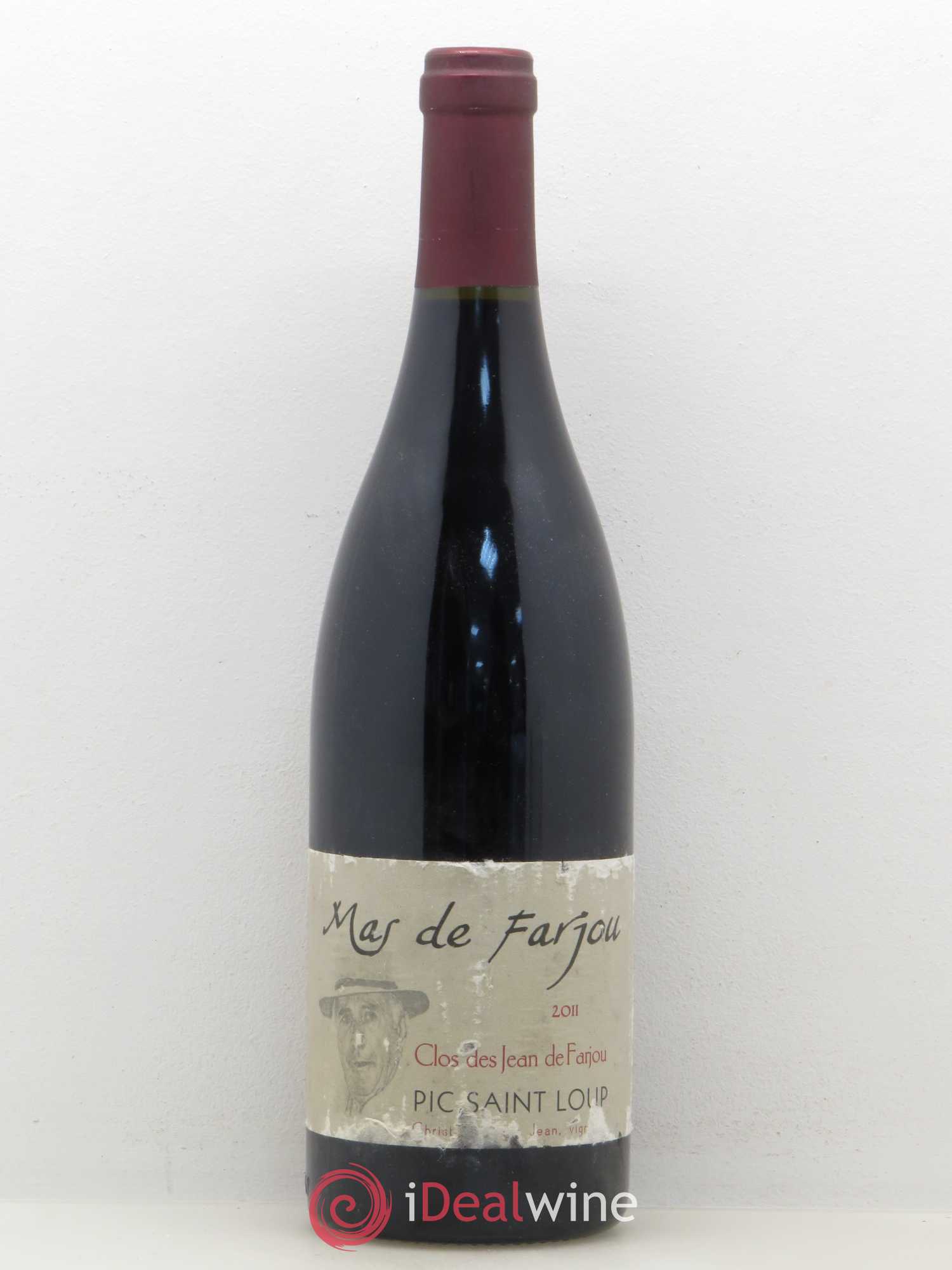 Languedoc Pic Saint Loup Mas de Farjou Clos des Jean de Farjou (sans prix de réserve) 2011 - Posten von 1 Flasche - 0
