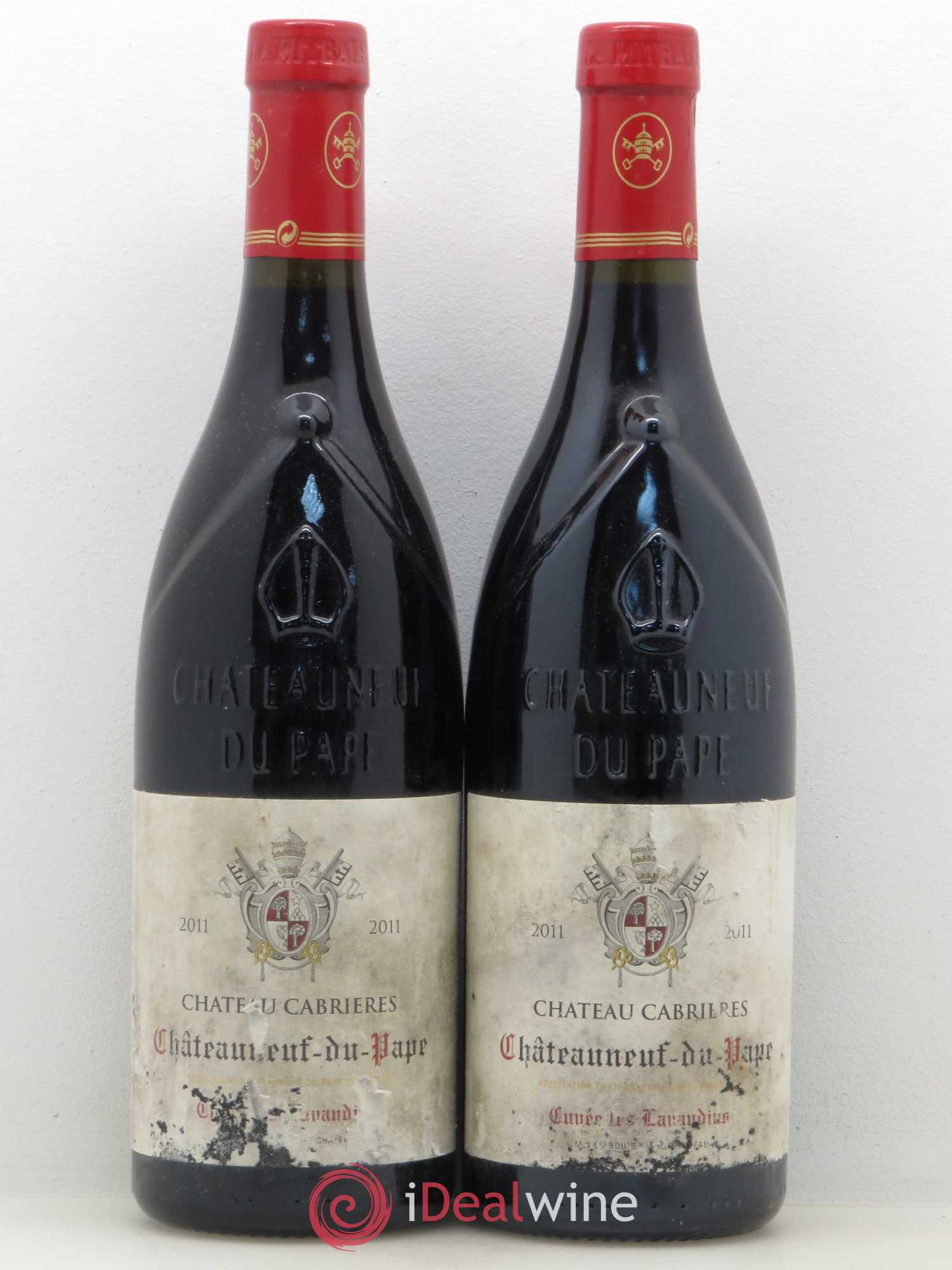 Châteauneuf-du-Pape Château Cabrieres Les Lavandins 2011 - Posten von 2 Flaschen - 0