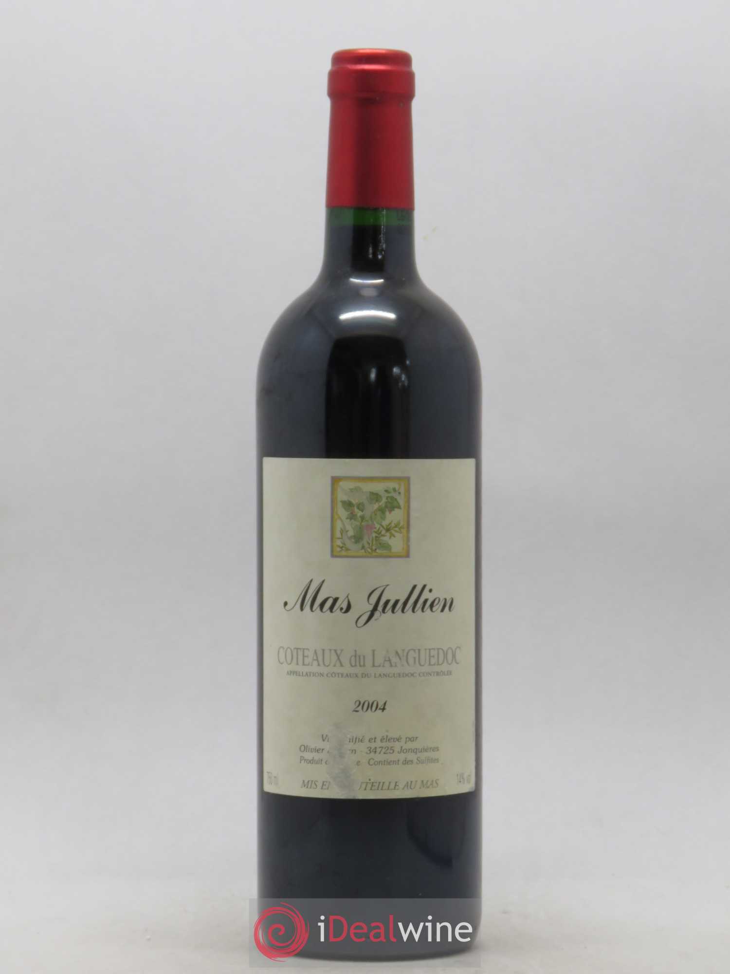Terrasses du Larzac Mas Jullien Olivier Jullien 2004 - Lot de 1 bouteille - 0