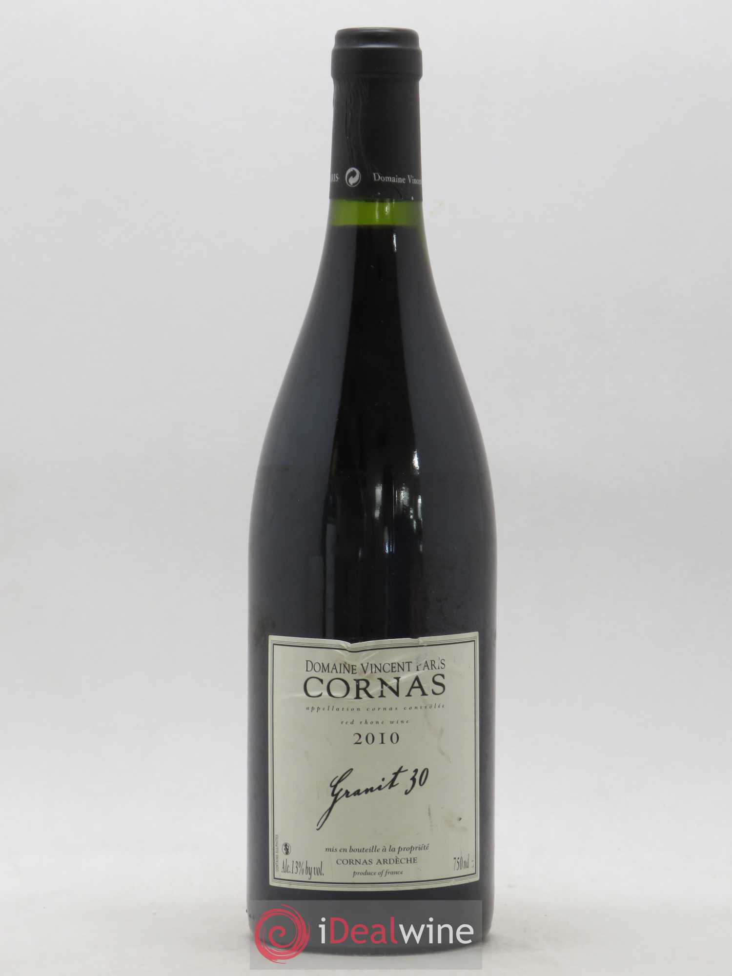 Cornas Granit 30 Vincent Paris 2010 - Lot de 1 bouteille - 0