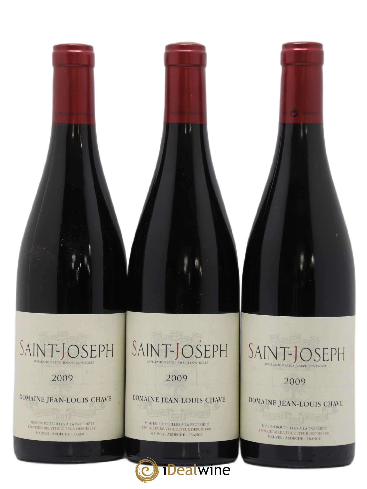 Saint-Joseph Jean-Louis Chave 2009 - Lot de 3 bouteilles - 0